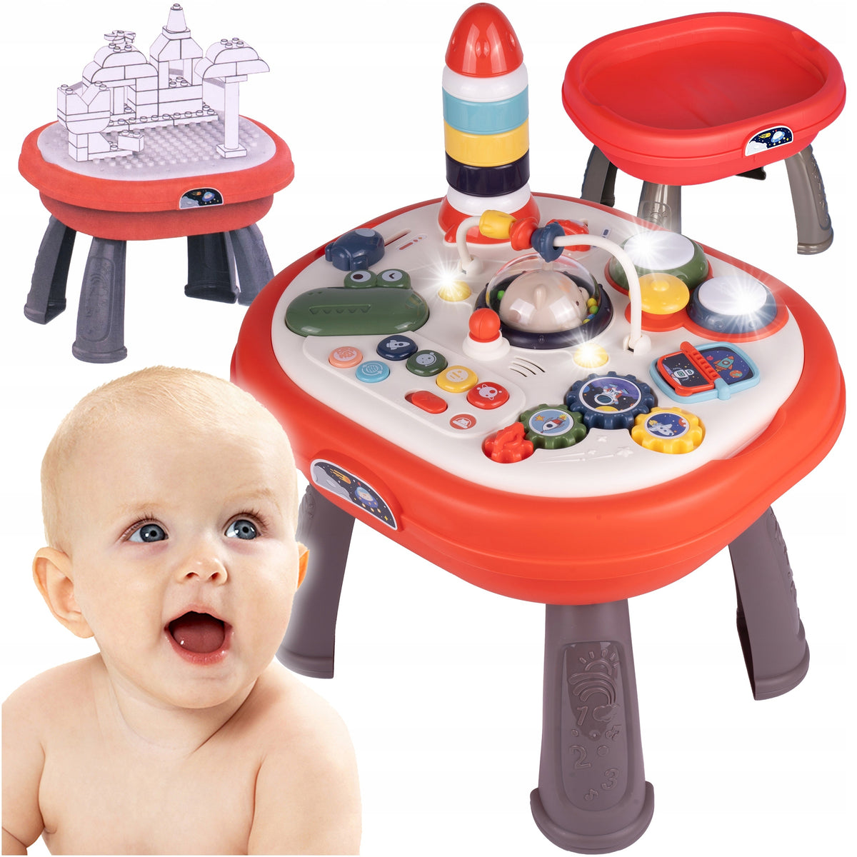 EDUCATIONAL TABLE SPACE INTERACTIVE MUSICAL SENSORY FOR BABIES