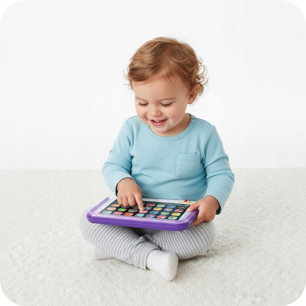 EDUCATIONAL TABLET FOR TODDLER INTERACTIVE TEACHES TO SPEAK TOUCH toy Manufacturer code fiszer prajs rozwojowa zabawka na 1 roczek