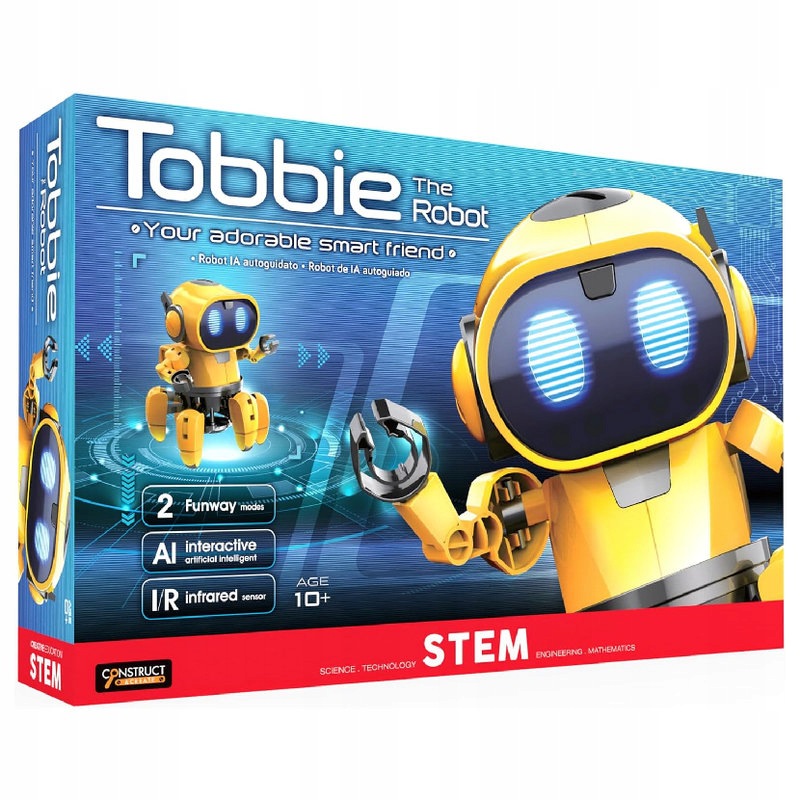 EDUCATIONAL TOY TOBBIE THE ROBOT INTERACTIVE GIFT SET FOR CHILDREN Packaging status original