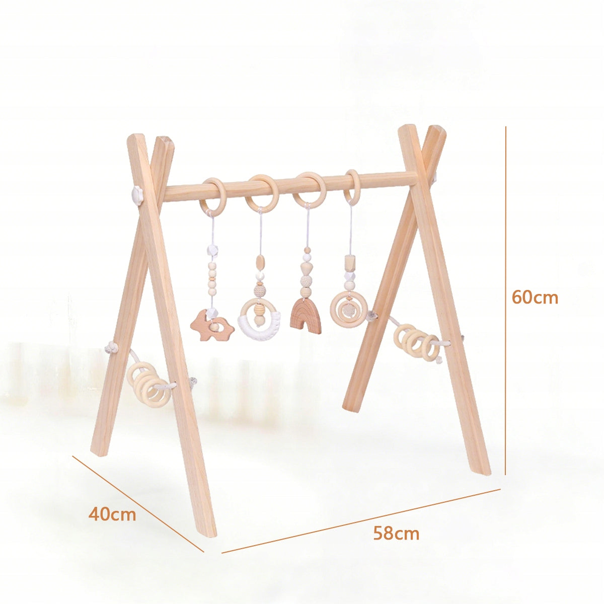 EDUCATIONAL WOODEN BABY GYM STAND FOR CHILDREN AND BABIES Brand no brand