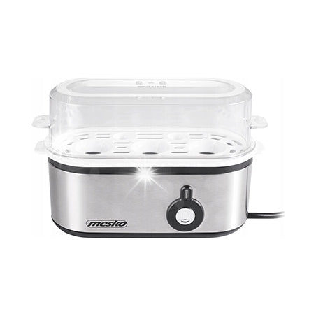 EGG COOKER 1-3 EGGS 350W INDICATOR LIGHT SILVER MESKO