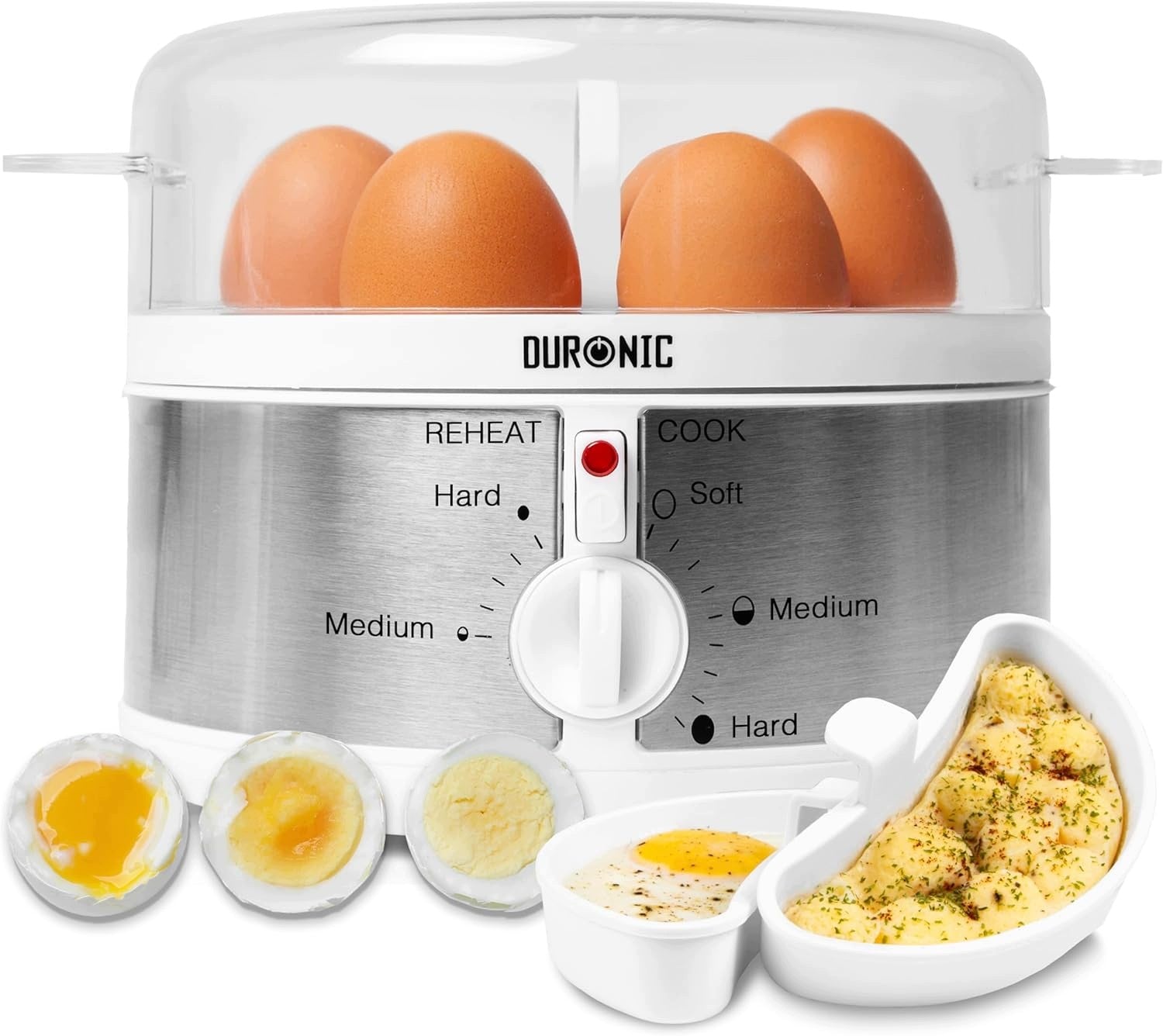 EGG COOKER 7 EGGS TIMER AUTOMATIC 350W LANCET