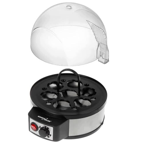 EGG COOKER AUTOMATIC GREEN BLUE HARDNESS ADJUSTMENT 1 7 EGGS 400W Dominant color clear