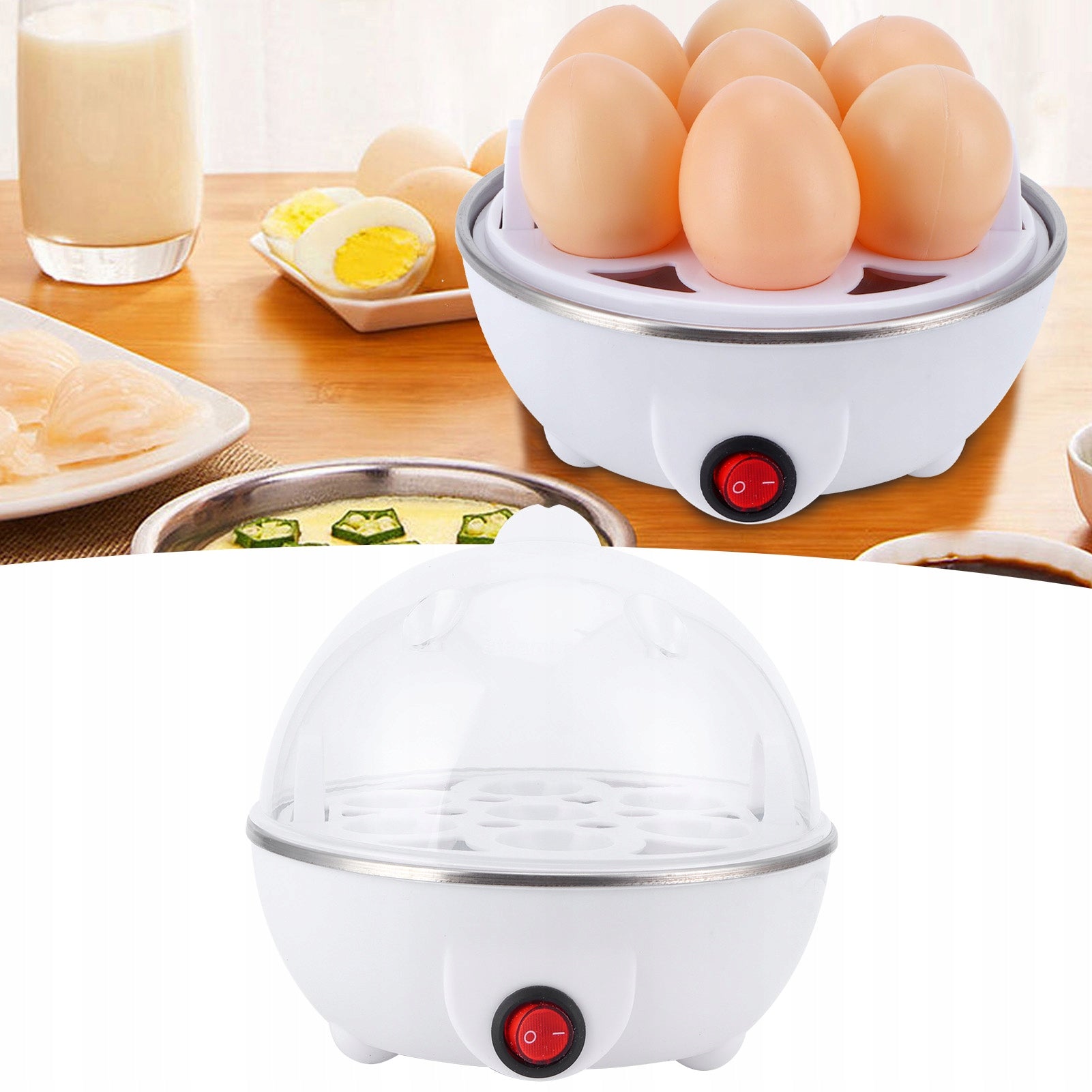 EGG COOKER DEVICE FOR COOKING OMELET EGGS Packaging status original