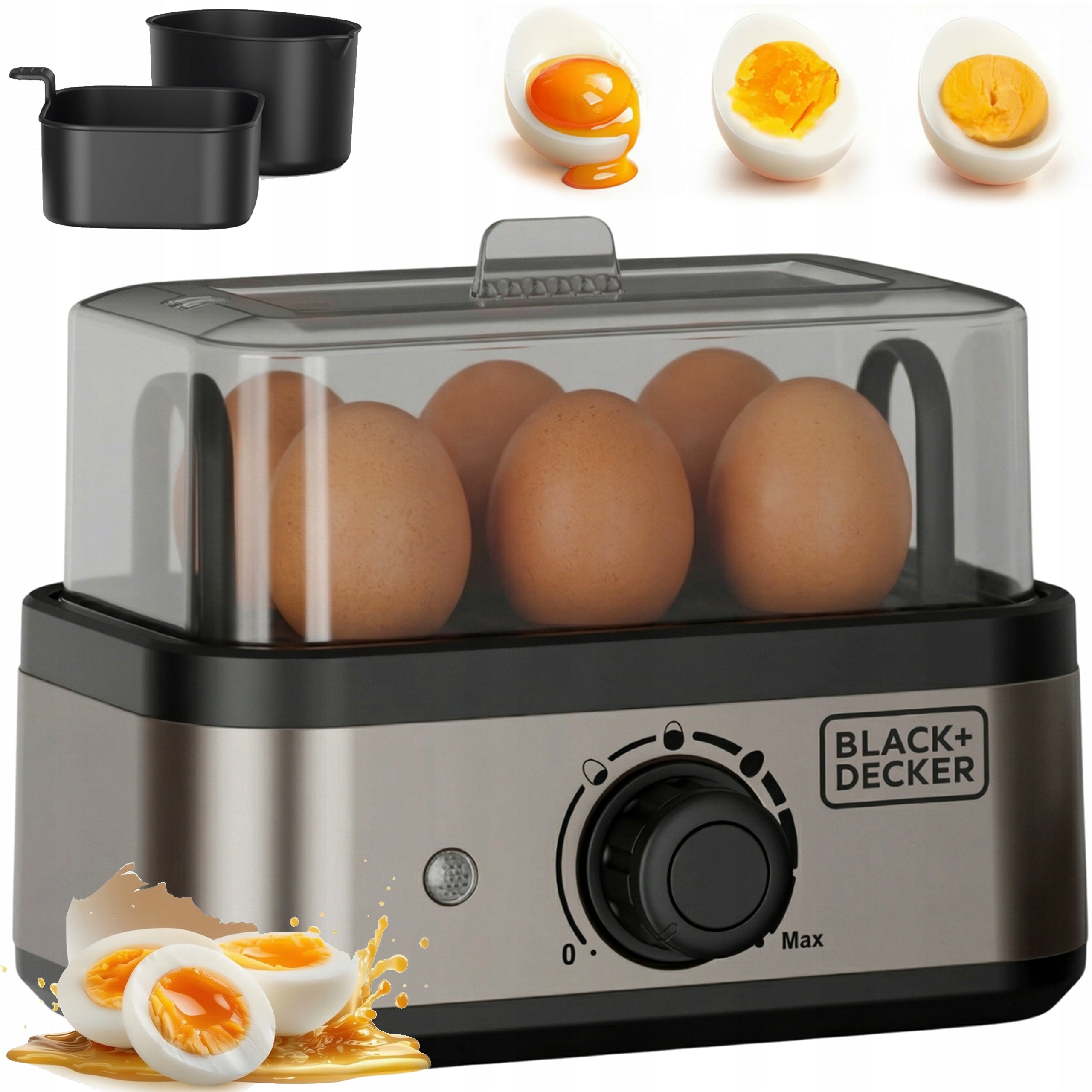 EGG COOKER FOR 6 EGGS EGG COOKER TIMER 400W B&D