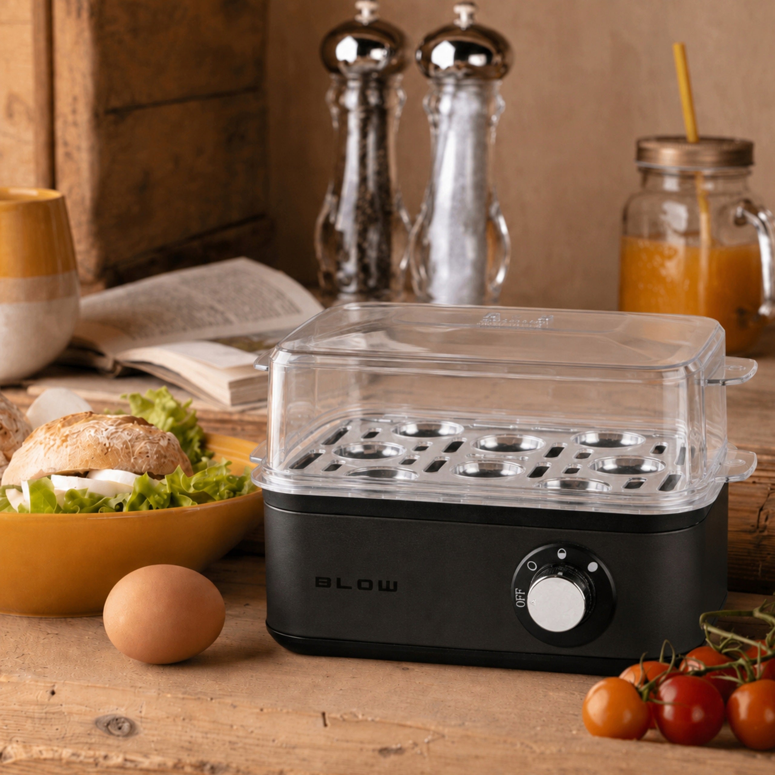 EGG COOKER FOR 8 EGGS EGG COOKER 800W + MOLD AND SCOOP Manufacturer code 44-640