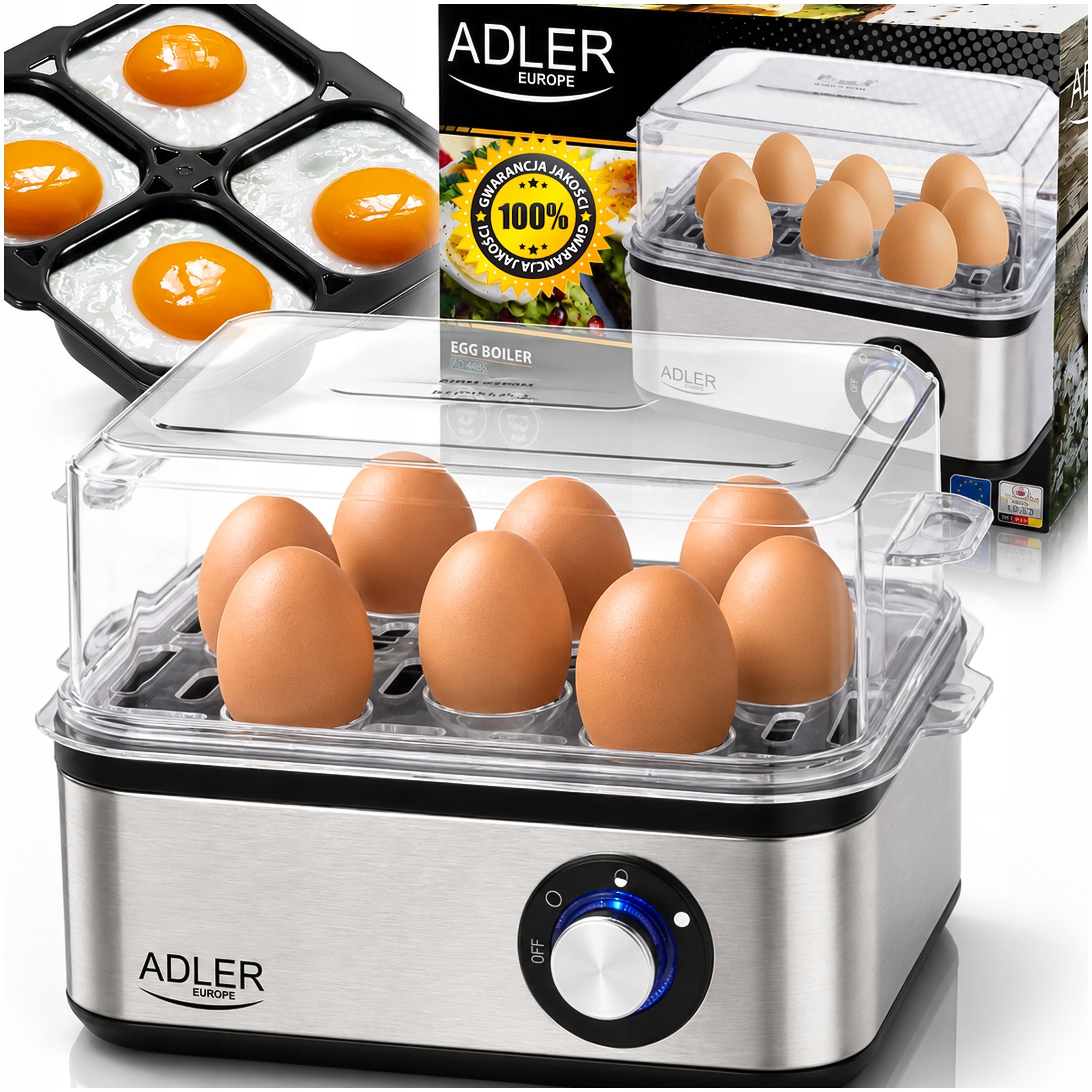 EGG COOKER FOR 8 EGGS EGG COOKER MACHINE 800W TIMER
