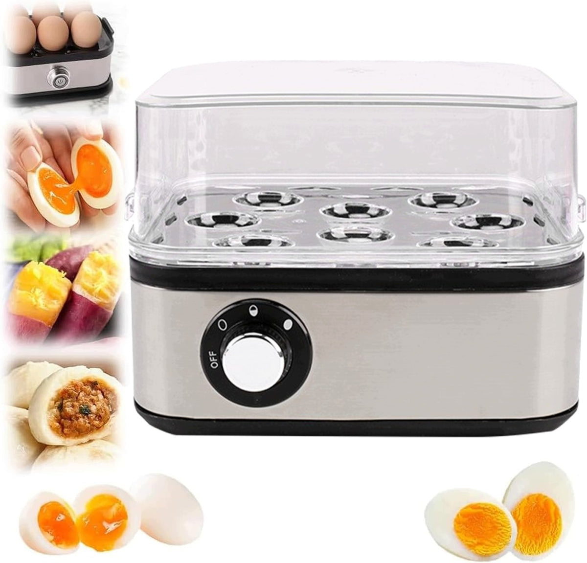EGG COOKER FOR 8 EGGS EGG COOKER TIMER 500W