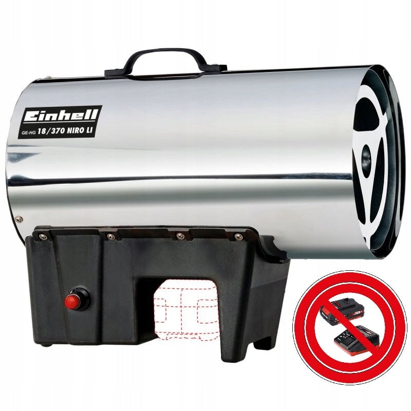 EINHELL GAS HEATER 37kW GE-HG 18/370 NIRO L-Solo Packaging status original