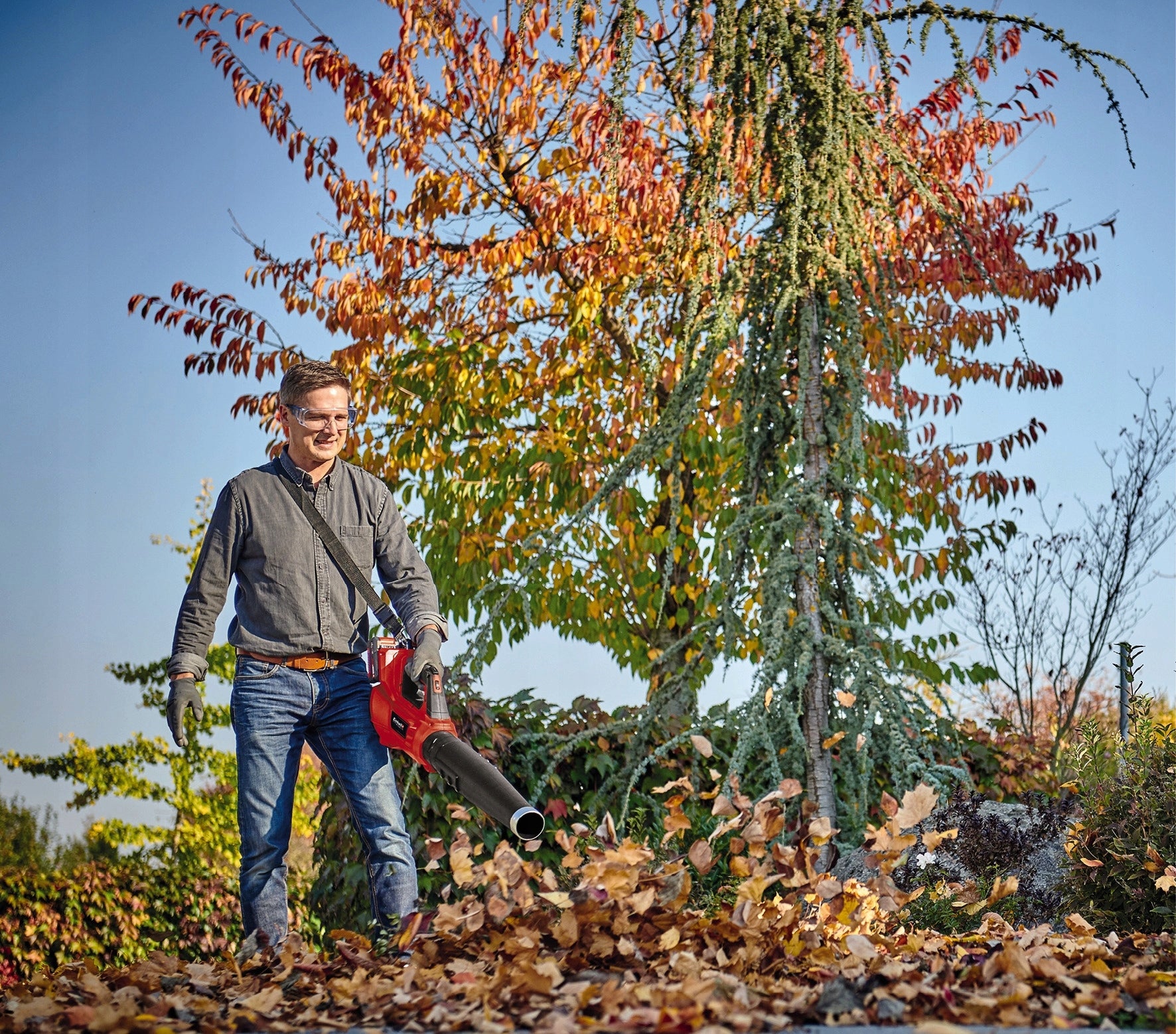 EINHELL LEAF BLOWER 2x18V BRUSHLESS TURBO GE-LB 36/210 Li E-Solo Power supply rechargeable battery