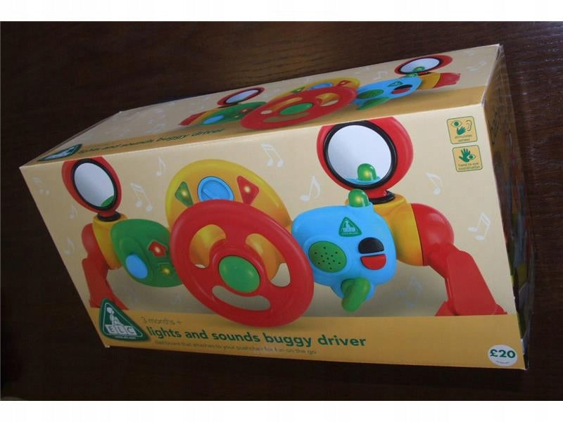 ELC BOY'S STEERING WHEEL FOR CAR SEAT TROLLEY Brand ELC