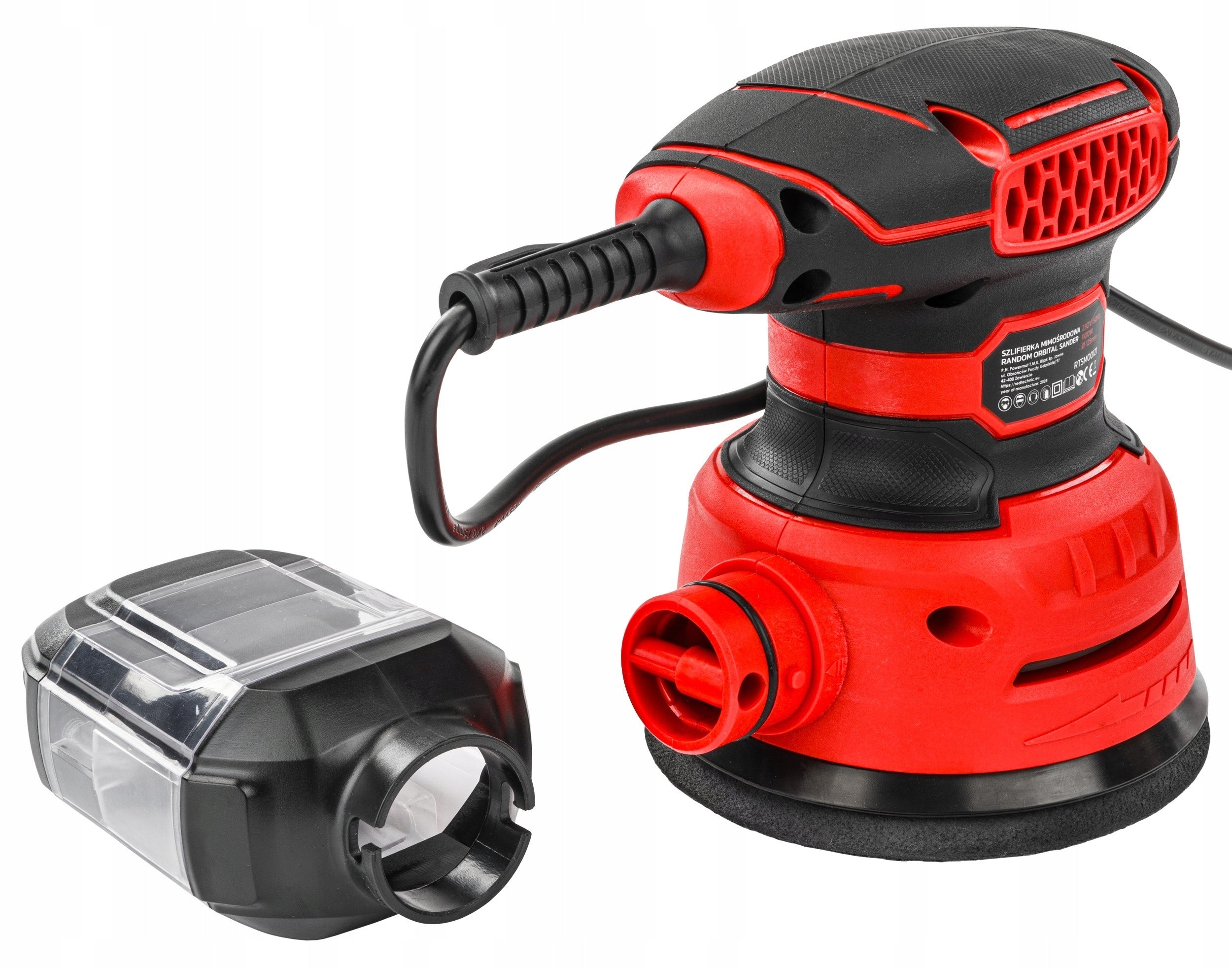 ELECTRIC ADJUSTABLE OSCILLATING ECCENTRIC GRINDER 1100W 24 DISCS Power supply type mains