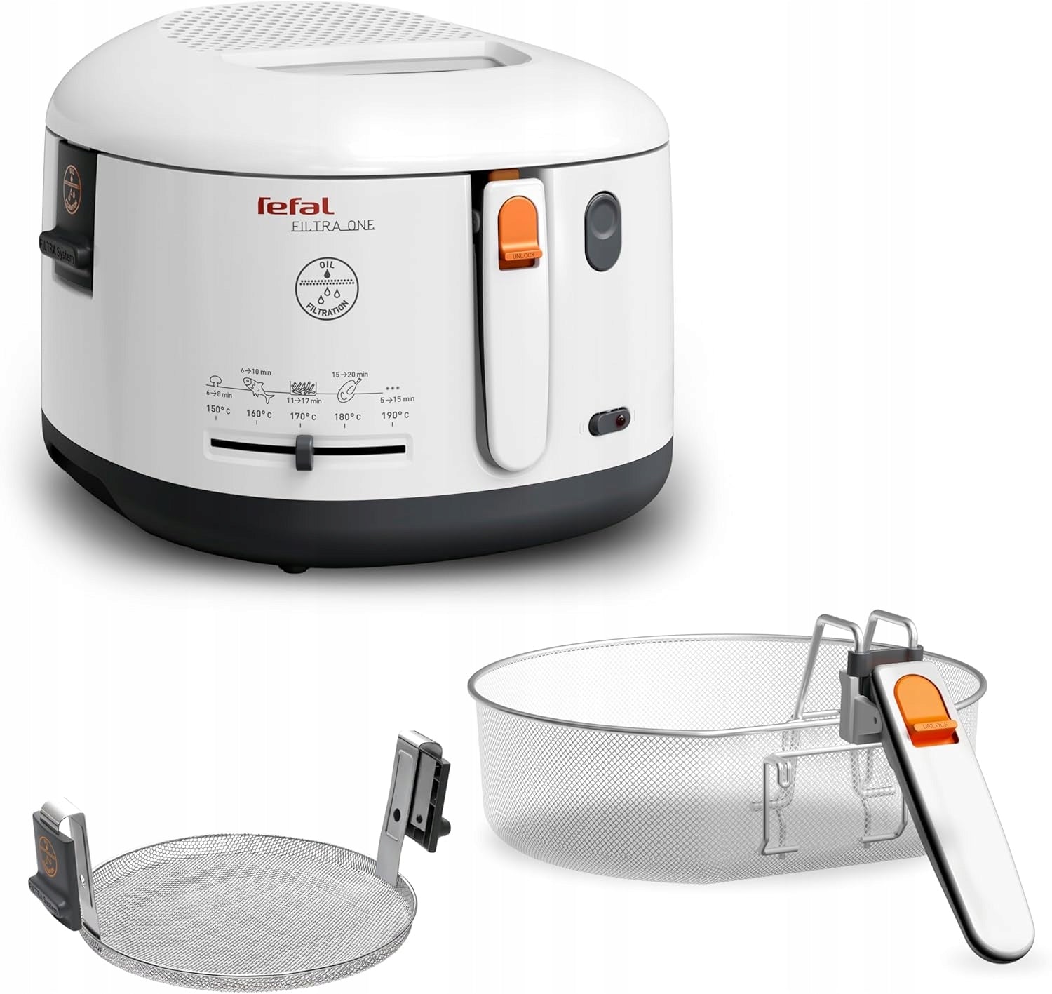 ELECTRIC AIR FRYER 2,1L 1900W OIL FILTER THERMOSTAT AUTOMATIC