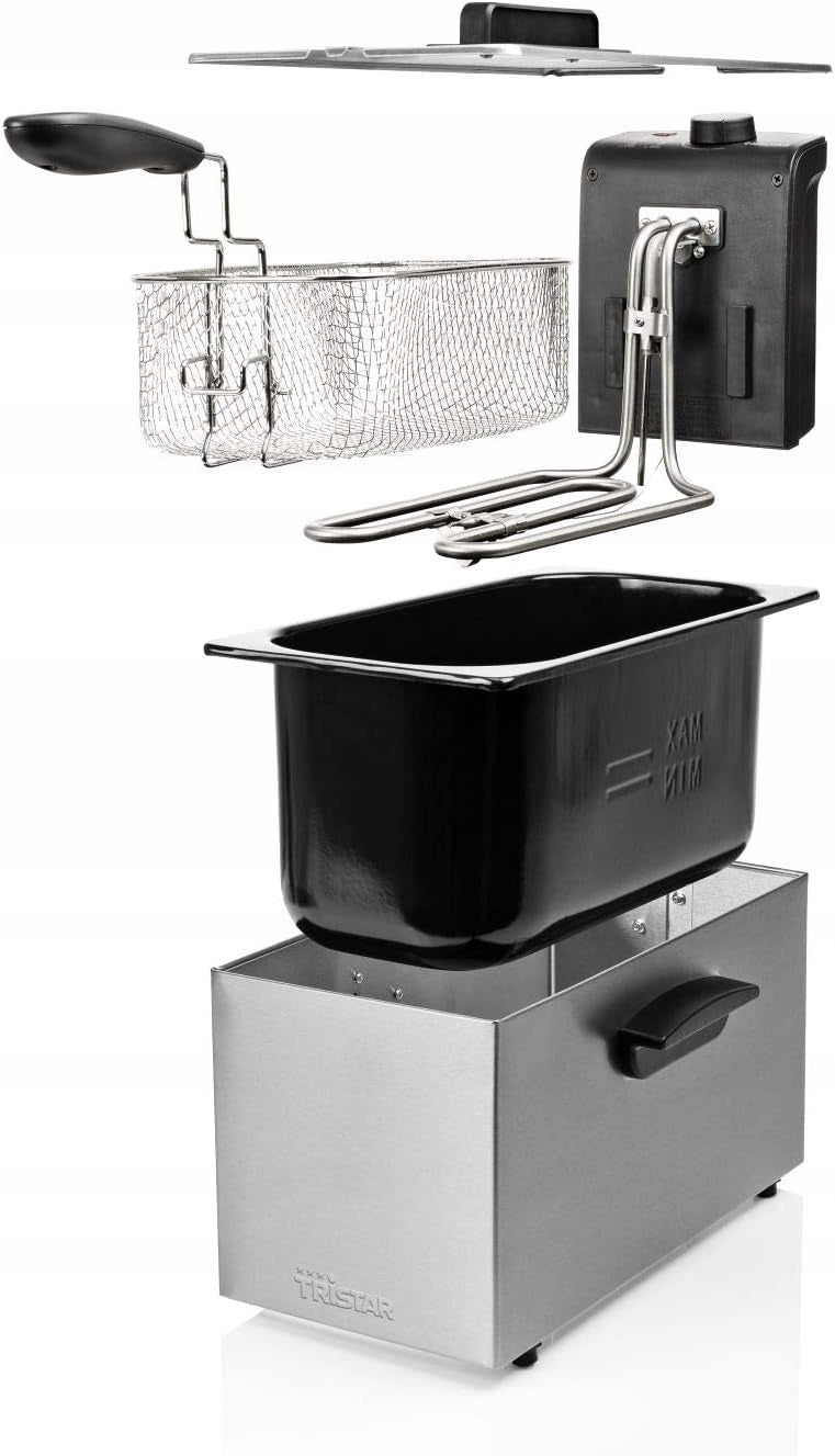 ELECTRIC AIR FRYER 3 L 2000 IN STAINLESS STEEL COLD ZONE 190°C EAN (GTIN) 5906663201714