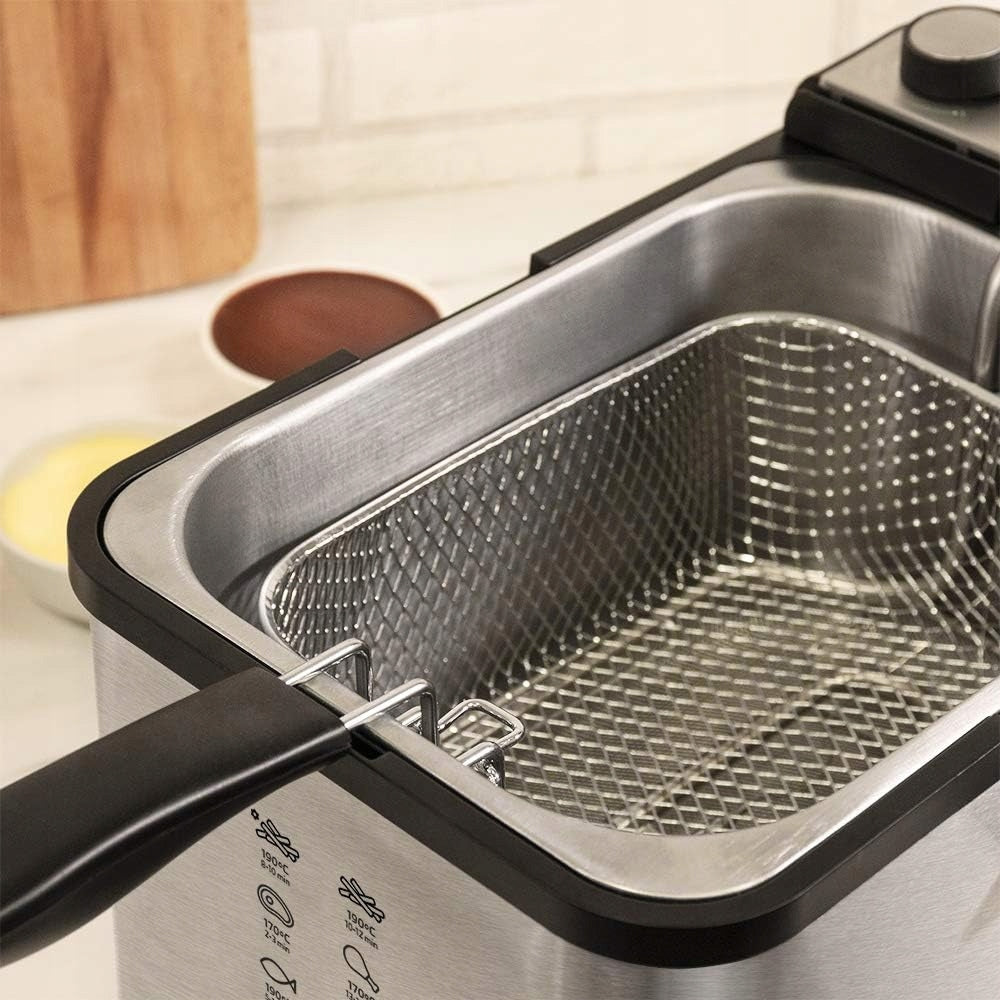 ELECTRIC AIR FRYER 3 L 2400 IN STAINLESS STEEL FILTER TIMER 190°C EAN (GTIN) 5903387171255