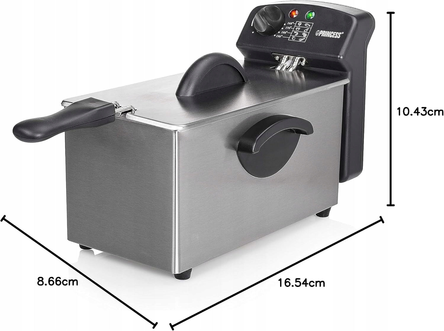 ELECTRIC AIR FRYER 3L 2000W STAINLESS STEEL OIL FILTER COLD ZONE Model 5903387170371