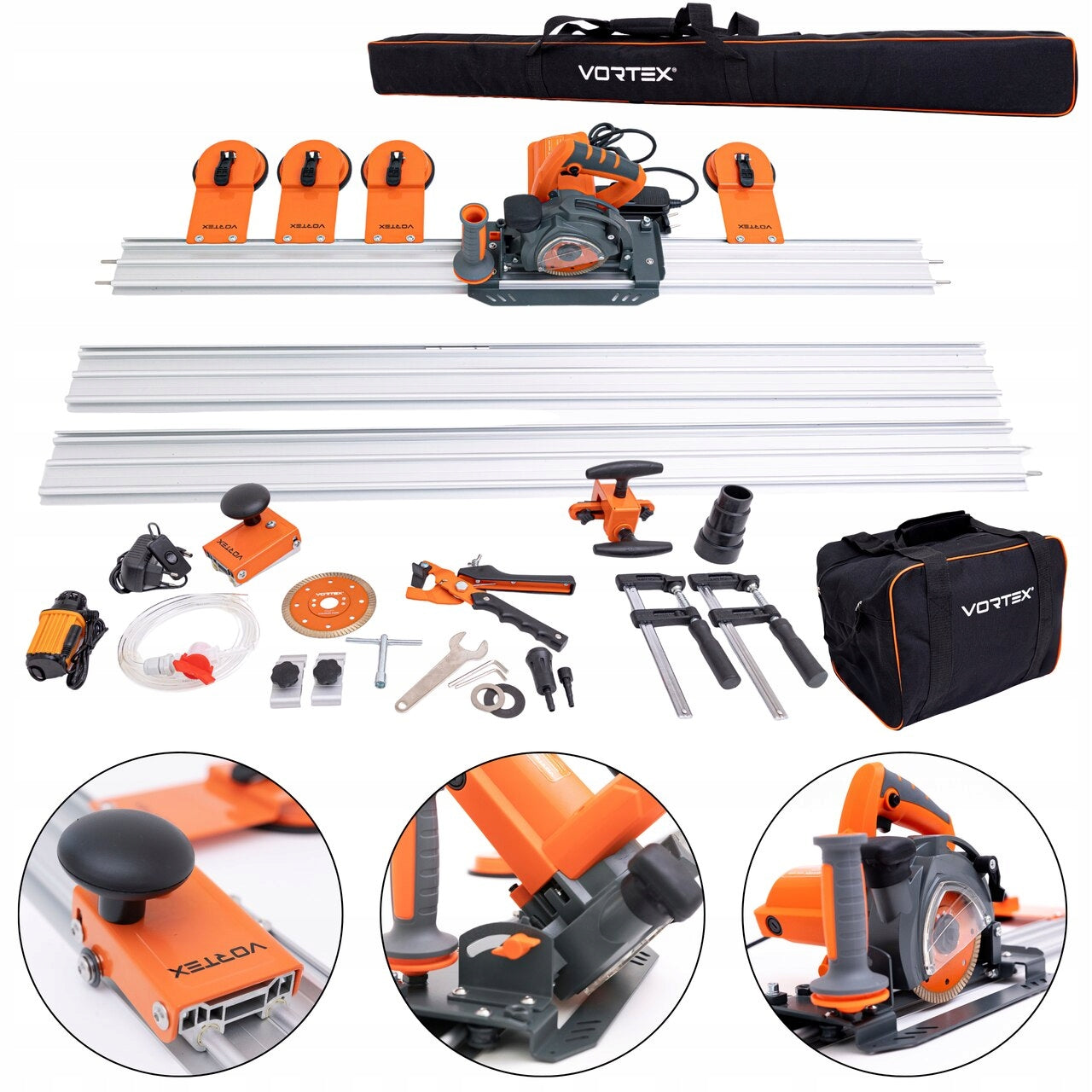 ELECTRIC AND MANUAL CUTTER STRIP FOR CUTTING TILES 320 CM 90°45°