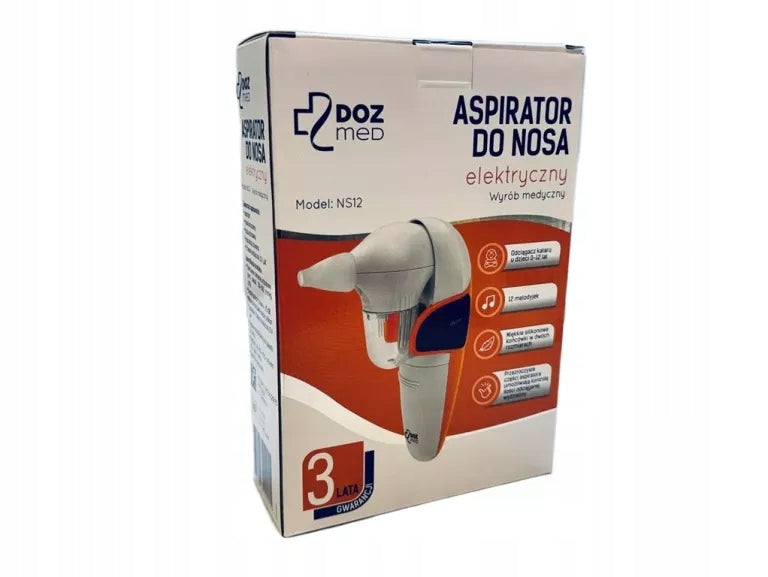 ELECTRIC ASPIRATOR DOZ MED NS12 | EFFECTIVE NASAL CLEANSING Medical device yes