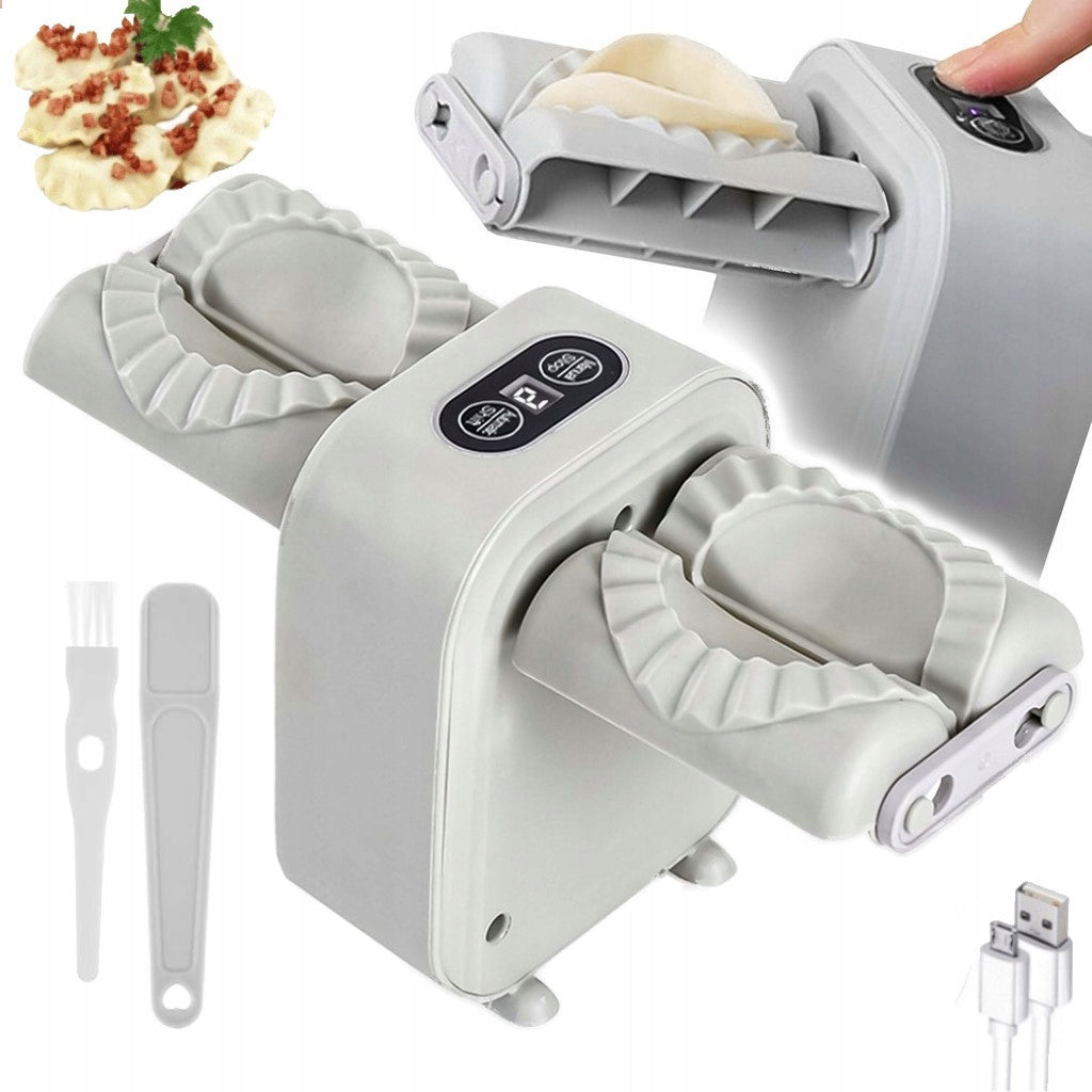 ELECTRIC AUTOMATIC MACHINE FOR MAKING DUMPLINGS DOUBLE