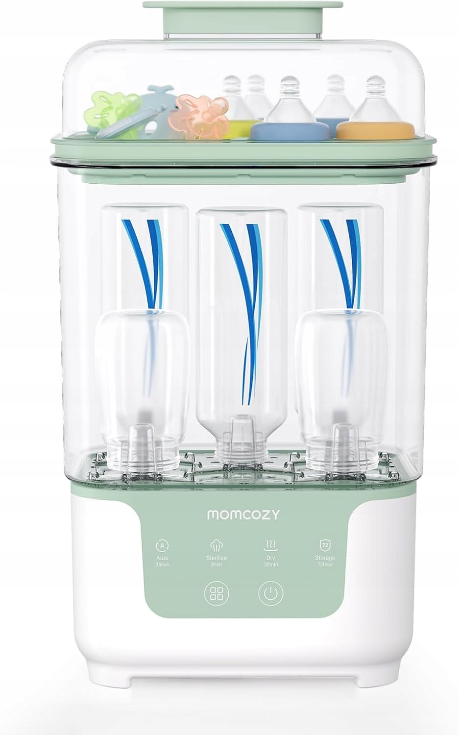 ELECTRIC BABY BOTTLE STERILIZER DRYING FUNCTION GREEN