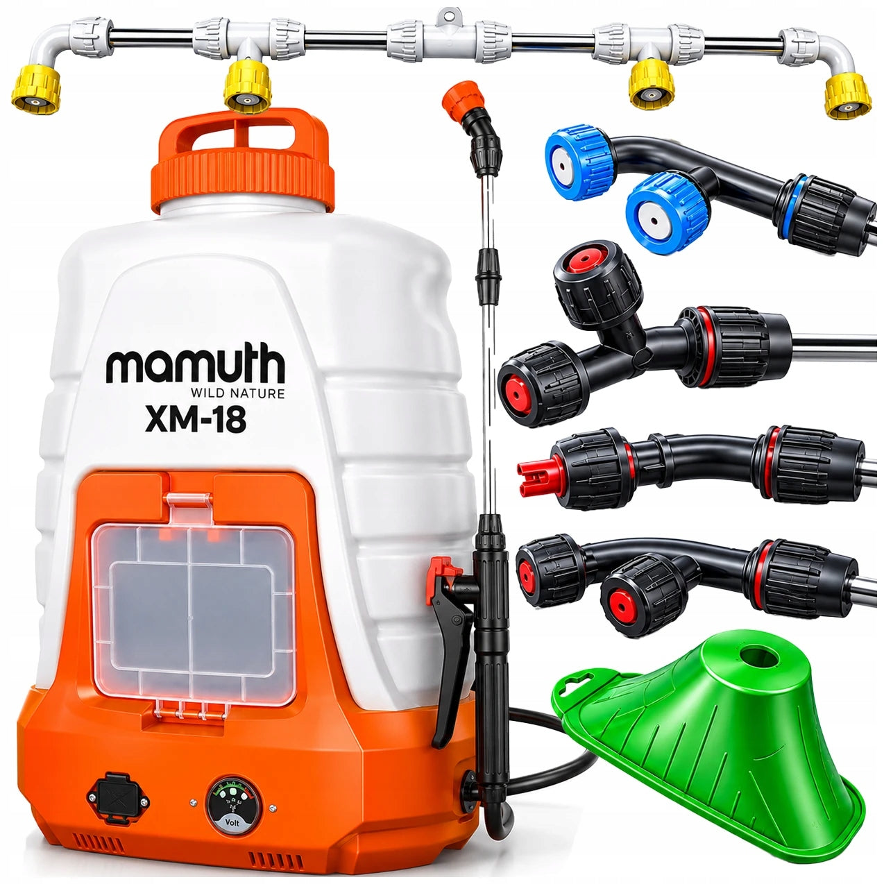 ELECTRIC BACKPACK SPRAYER CORDLESS GARDEN 18L XM-18 MAMUTH