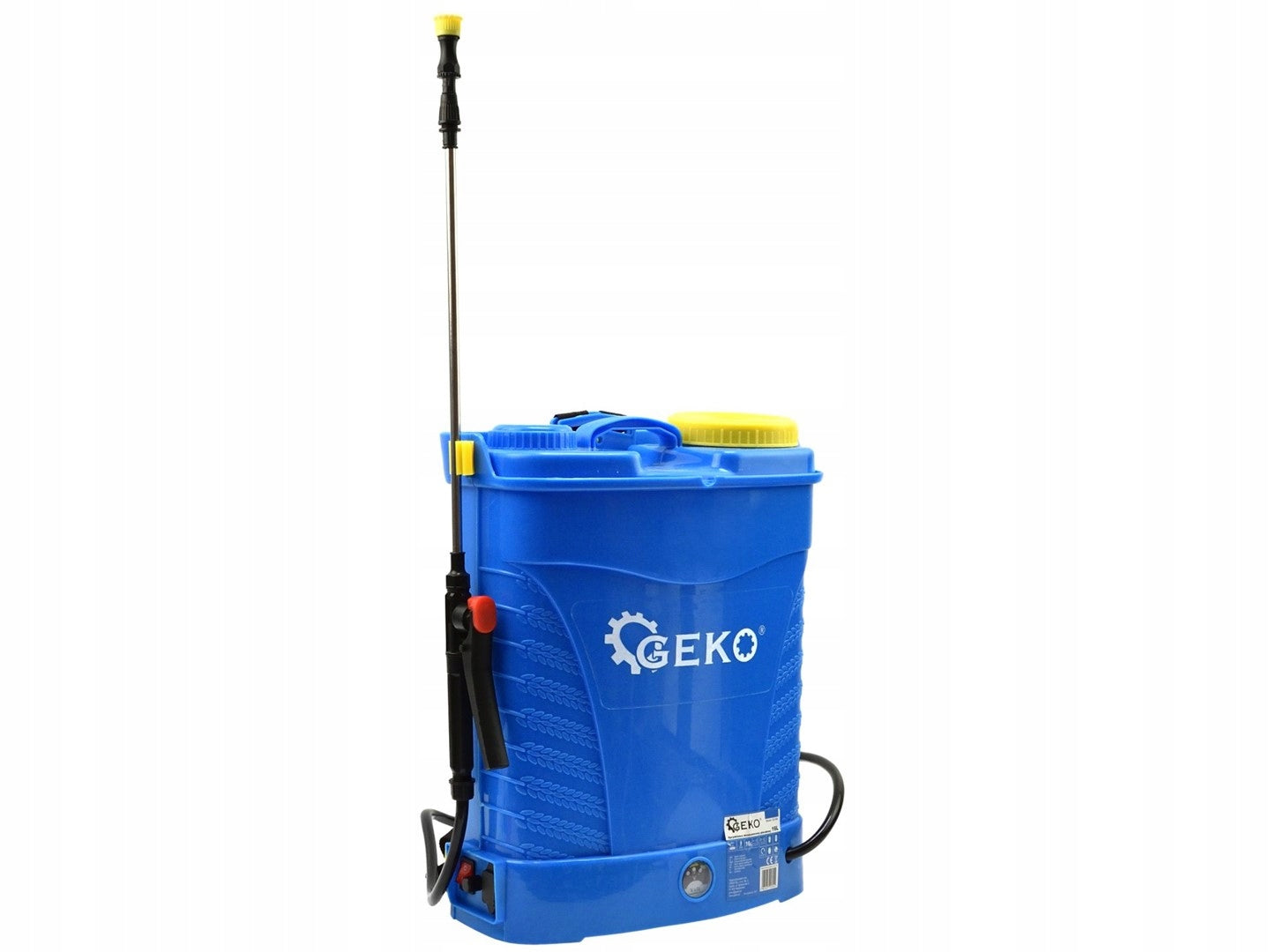 ELECTRIC BATTERY SPRAYER 16L 12V GEKO +4 NOZZLES LIGHT BRACES EAN (GTIN) 5901477157929
