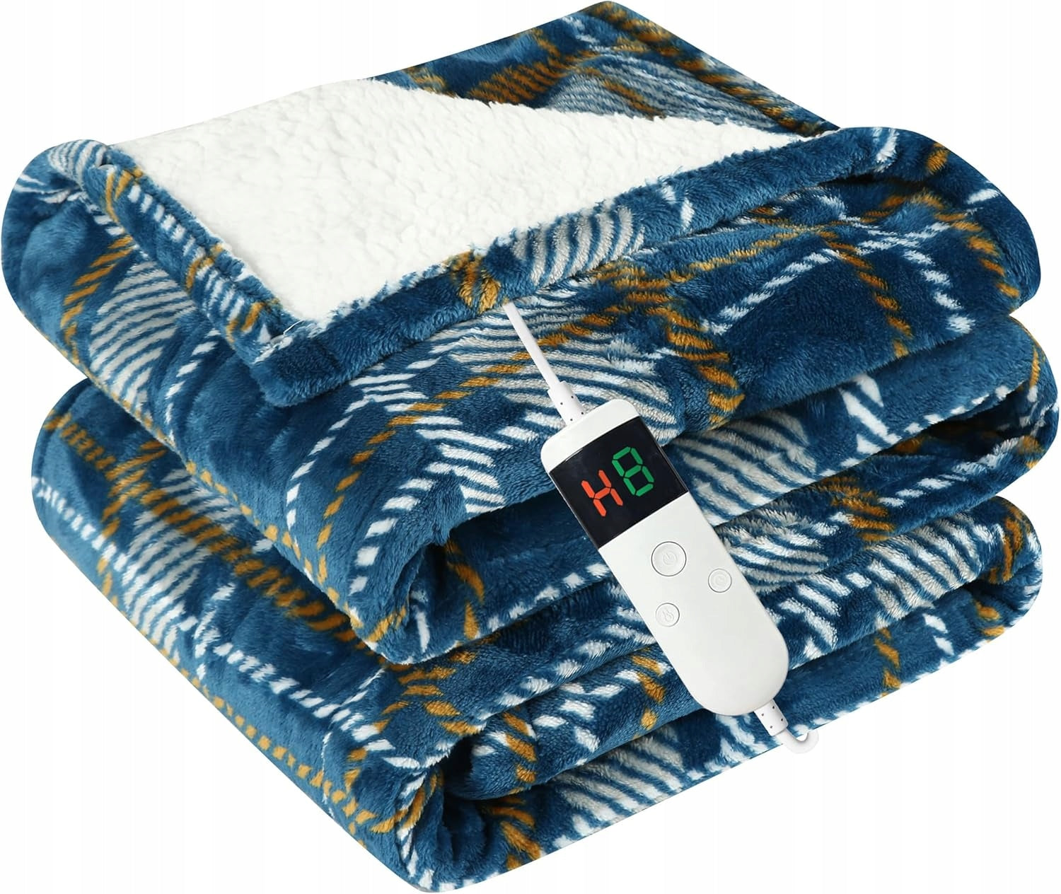 ELECTRIC BLANKET HEATED HEATING MAT 10 LEVELS TIMER 180x130 + PILOT Medical device no