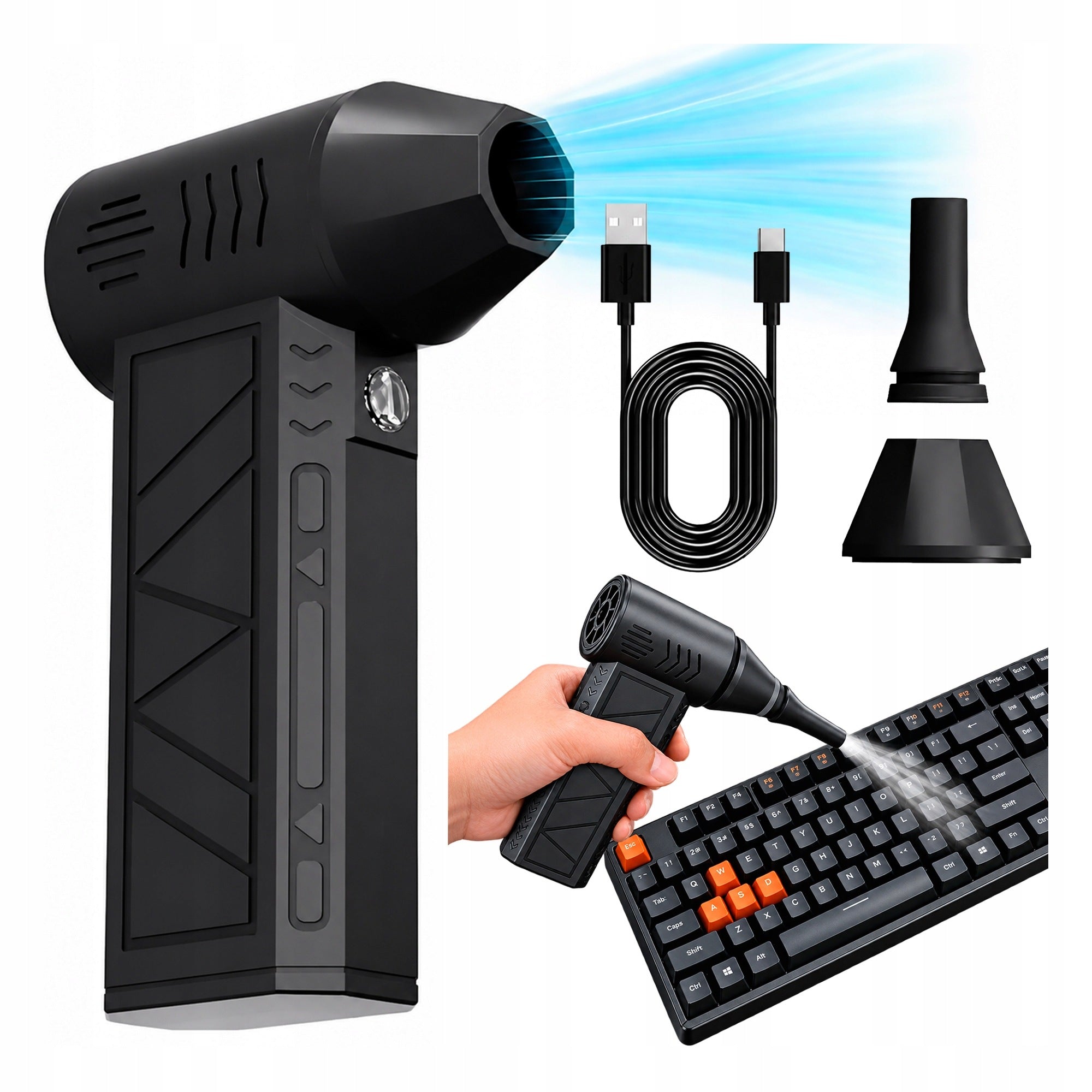 ELECTRIC BLOWER MEGA STRONG CORDLESS FOR ICE CLEANING GRILL Manufacturer code 008799 dmuchawa na akumulator