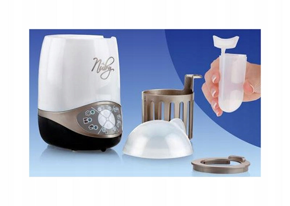 ELECTRIC BOTTLE WARMER AND 2-IN-1 STERILIZER NUBY Kind electric