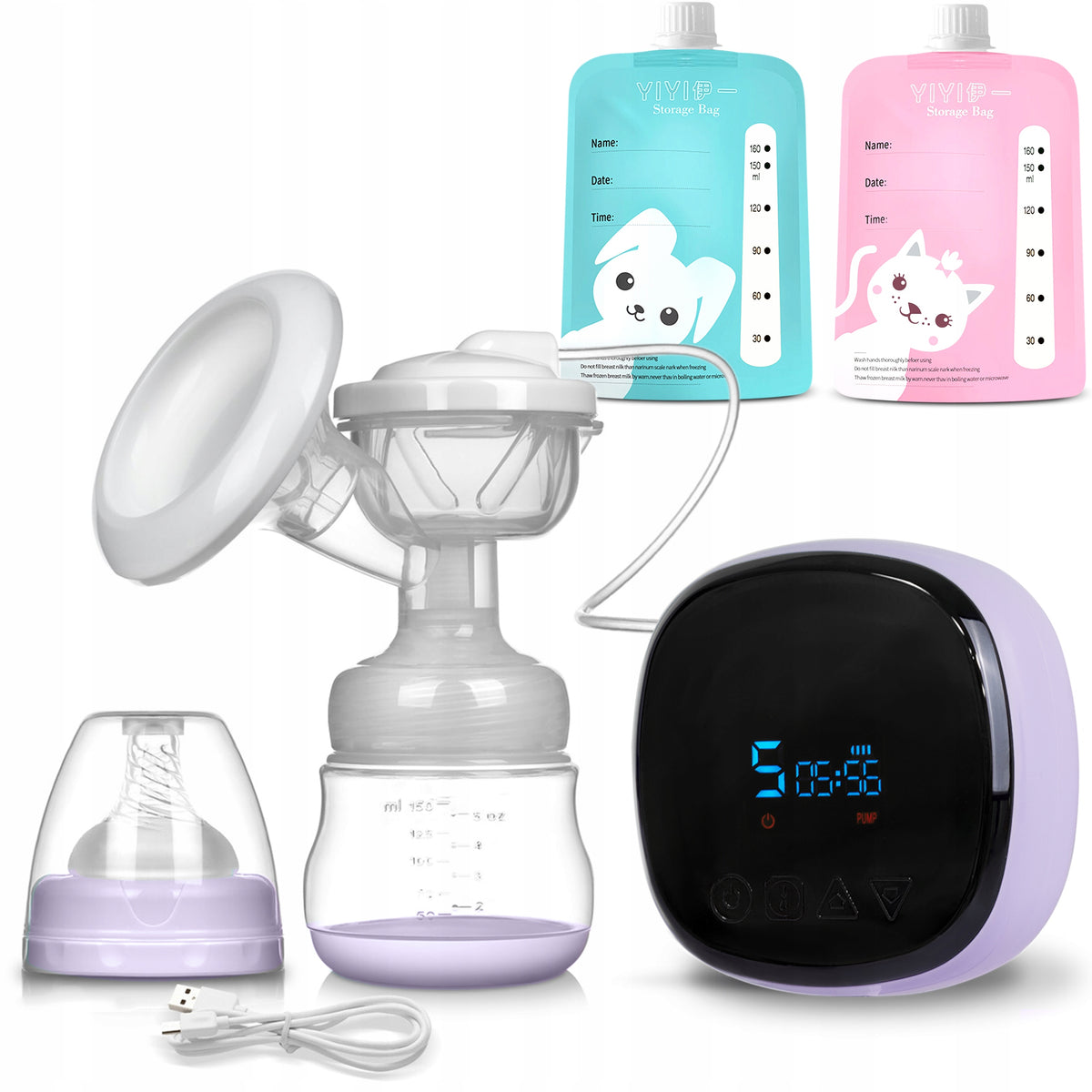 ELECTRIC BREAST PUMP TWO-PHASE FOOD EXTRACTOR