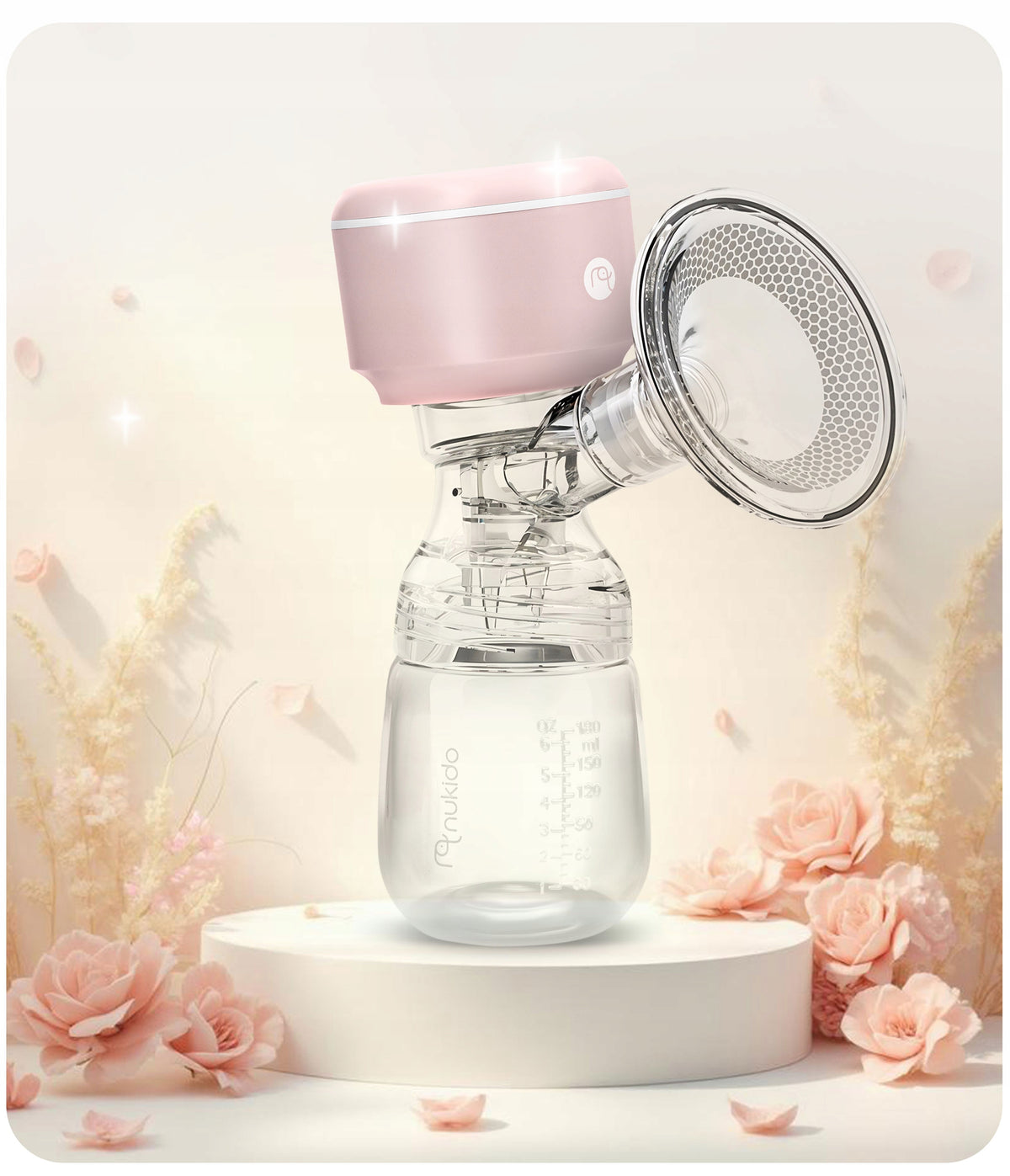 ELECTRIC BREAST PUMP WIRELESS PORTABLE THREE-PHASE NUKIDO SET Packaging status original