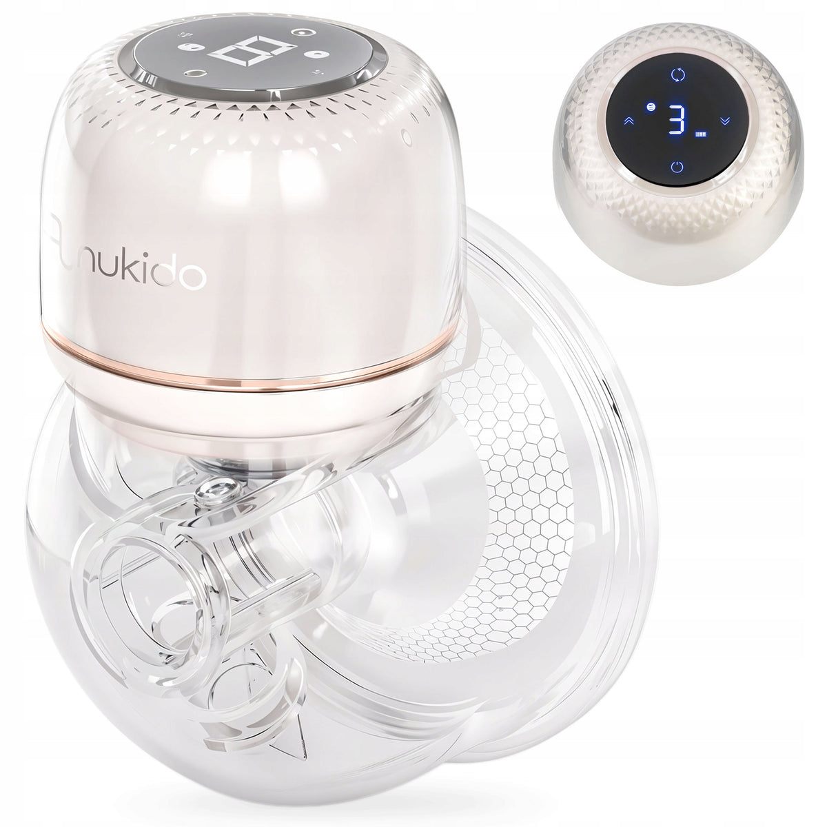 ELECTRIC BREAST PUMP WIRELESS SHELL HANDS-FREE PORTABLE NUKIDO