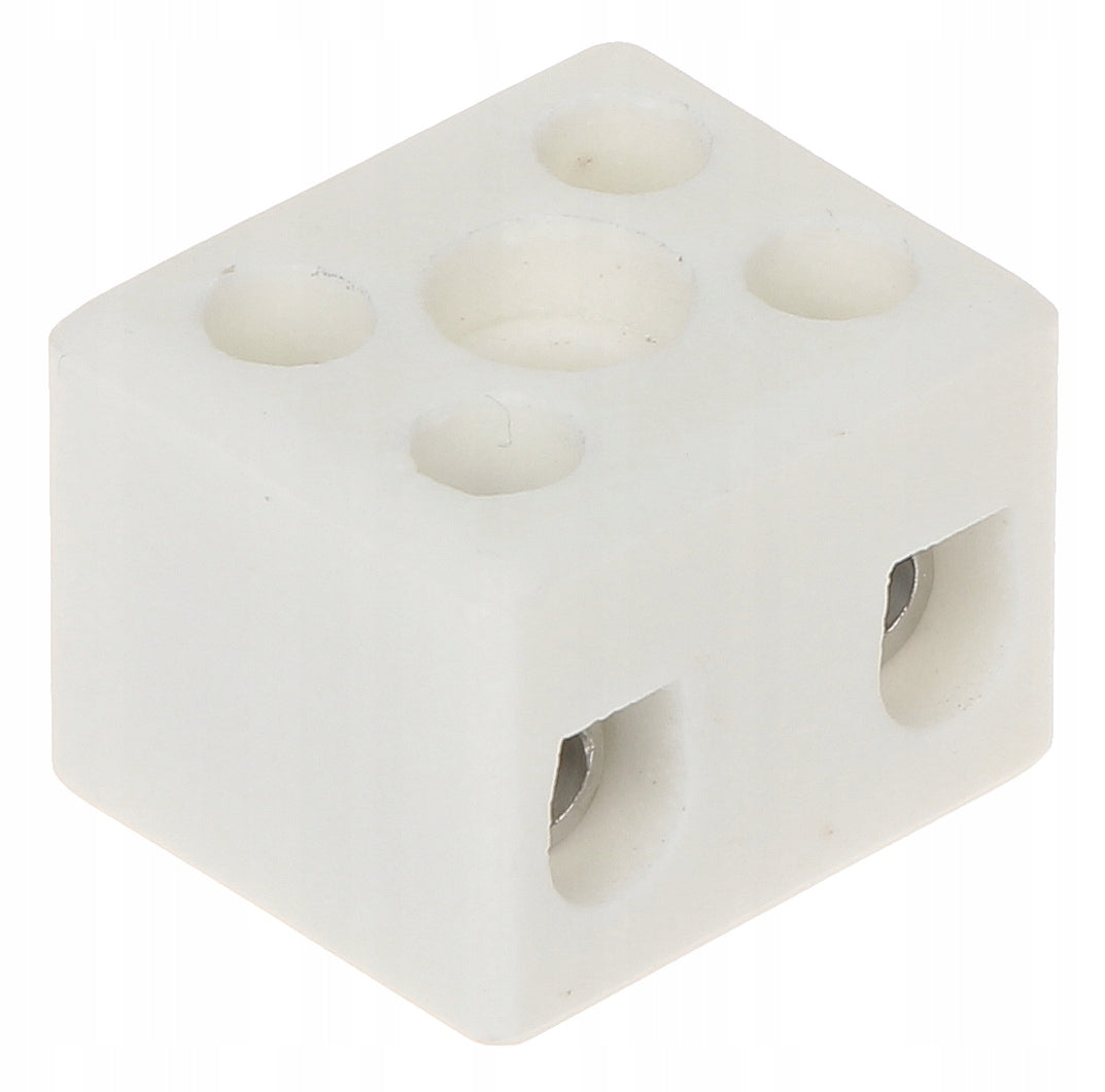 ELECTRIC CERAMIC PORCELAIN CUBE 2x 4 mm2 FITTING Manufacturer code CERAMICZNA 2x 4 mm2 ZŁĄCZKA