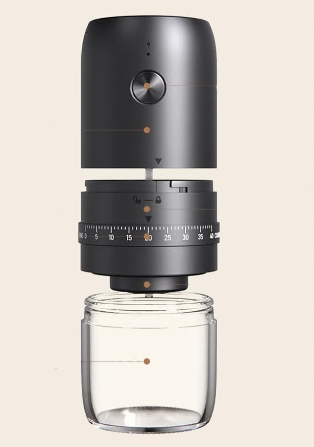 ELECTRIC CEREAL NUT COFFEE GRINDER GLOW POWERFUL CORDLESS USB Brand no brand