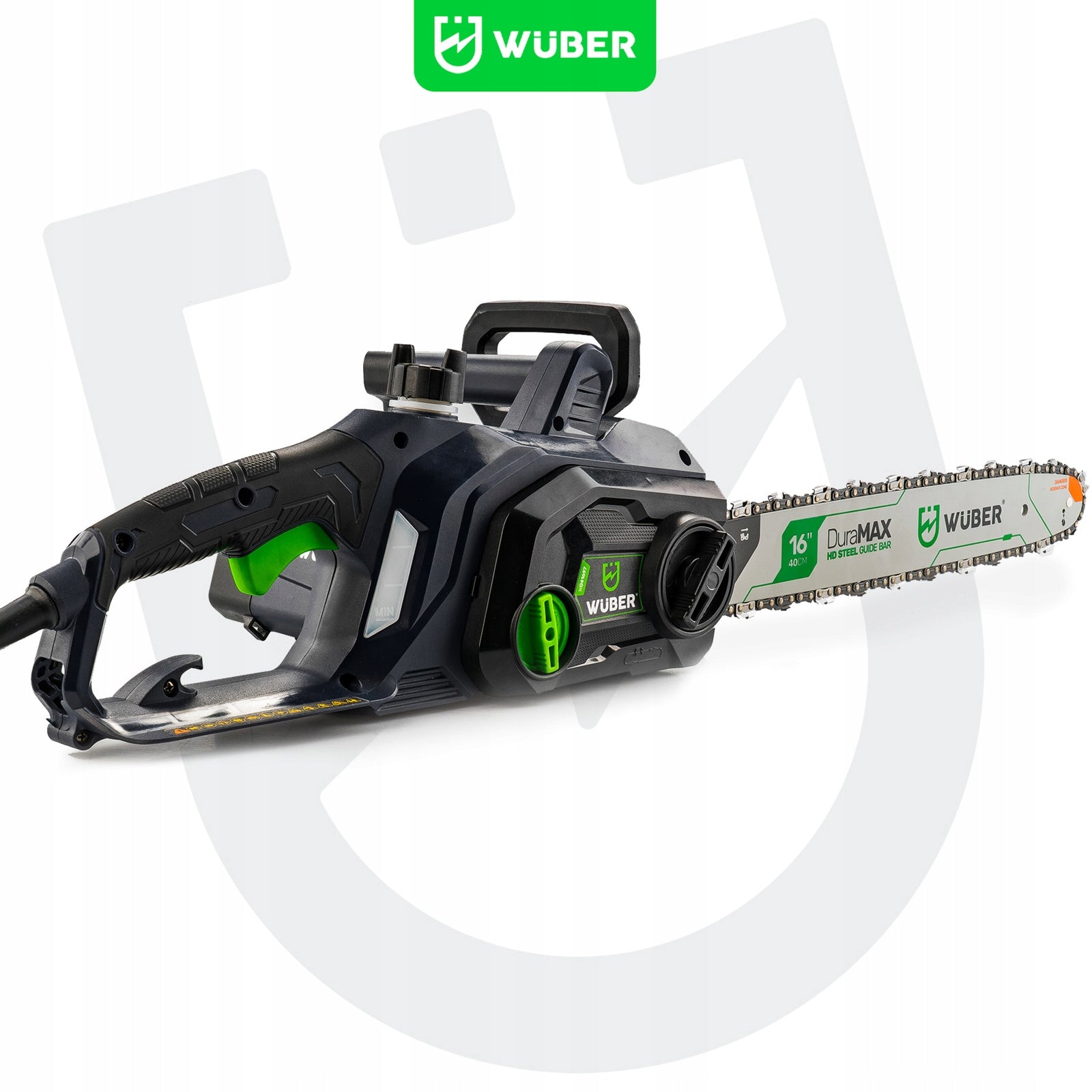 ELECTRIC CHAINSAW 2kW WOOD SAW 8000 RPM RICH SET Packaging status original