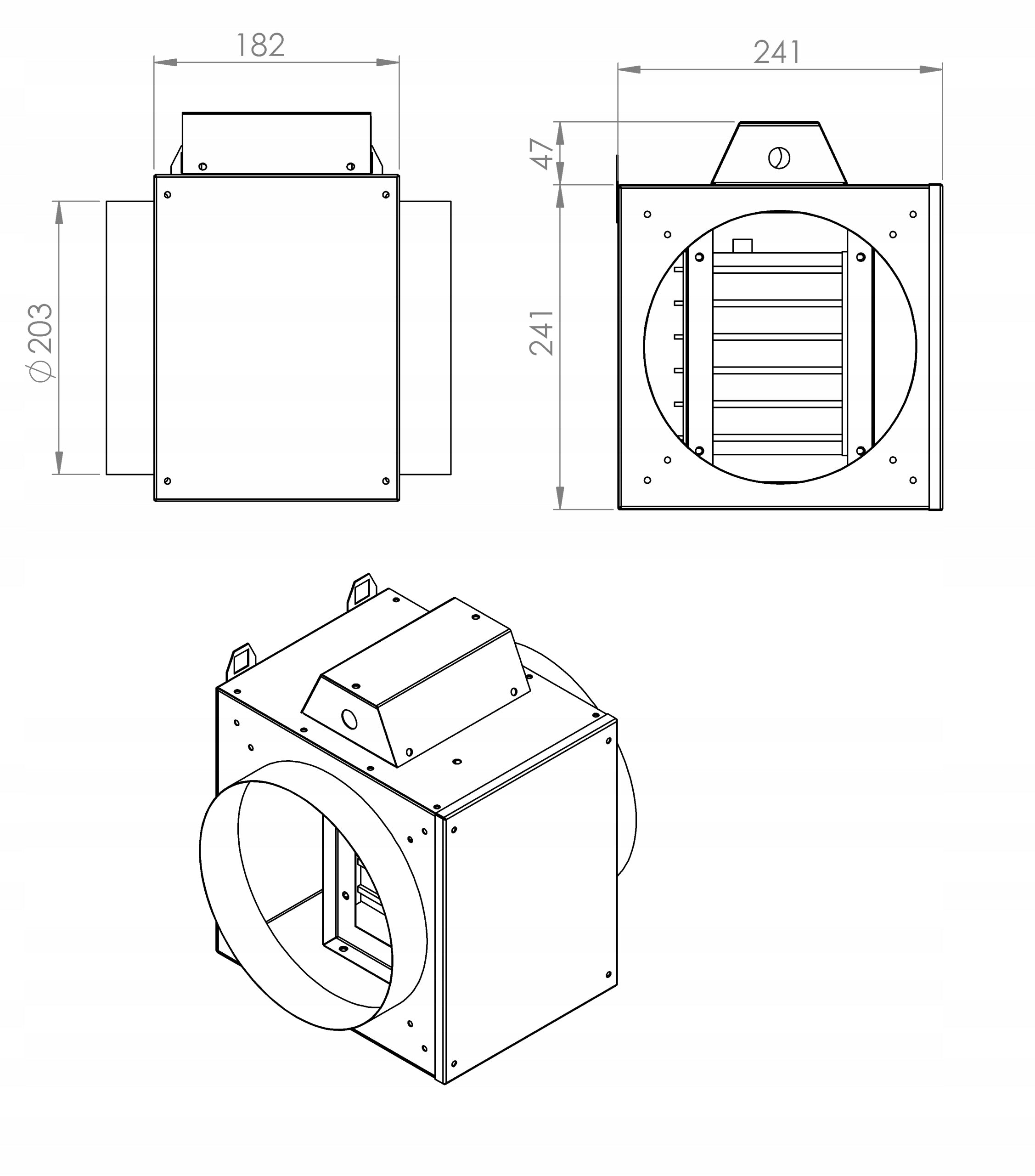 ELECTRIC CHANNEL HEATER 200MM PTC 1,5KW Energy efficiency class A