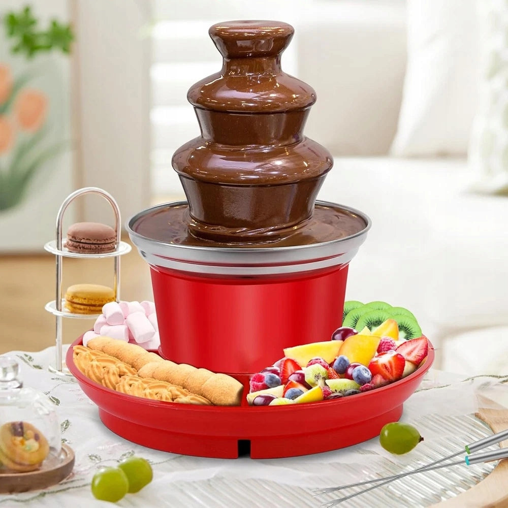 ELECTRIC CHOCOLATE FOUNTAIN, 3-TIER CHOCOLATE FOUNTAIN, 350ML 30W Packaging status original