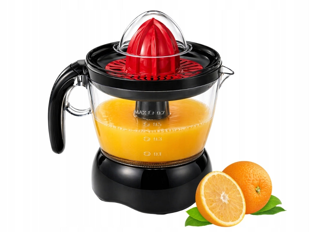 ELECTRIC CITRUS JUICER 0,7L 25W BLACK ORANGE LEMON JUICE Power rating 25 W