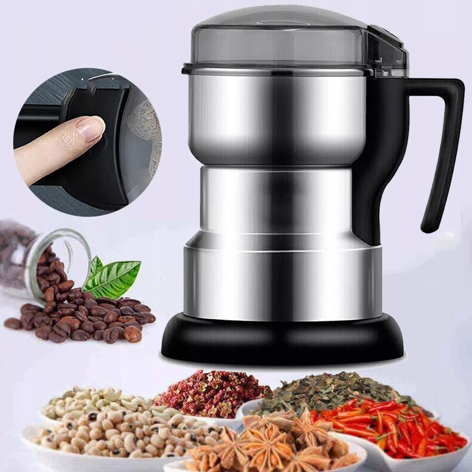 ELECTRIC COFFEE GRINDER CEREAL GRAIN GRINDER 400W Manufacturer code HG10544