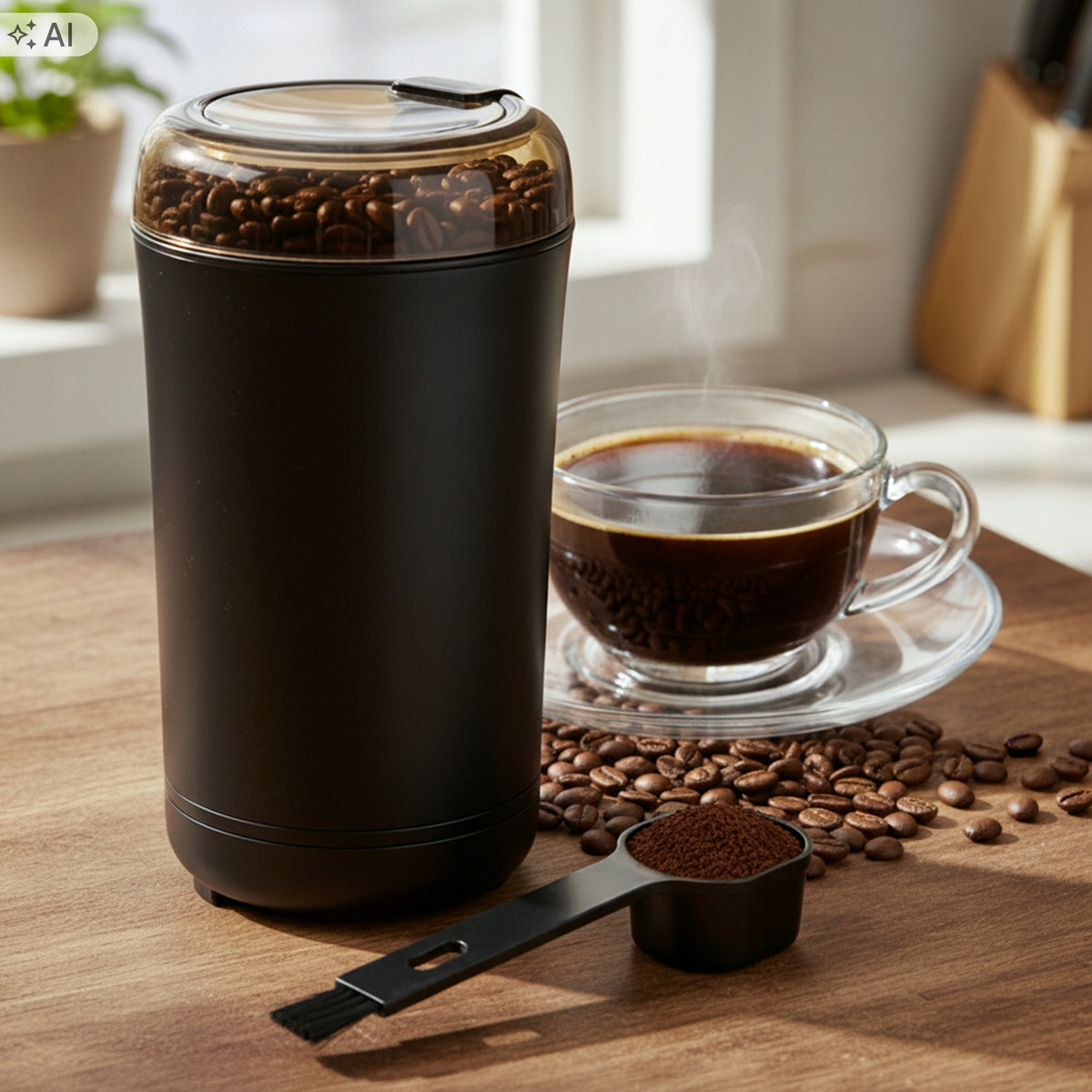 ELECTRIC COFFEE GRINDER FOR GRINDING NUTS SPICE SHREDDER STRONG Packaging status original