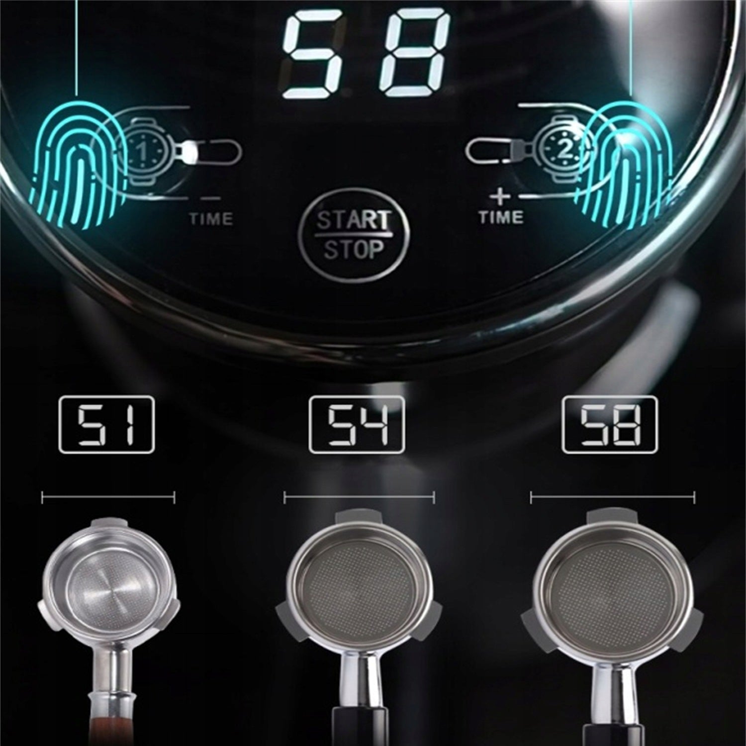 ELECTRIC COFFEE GRINDER HIBREW G3A 34 DEGREES ESPRESSO 220W 100G Brand no brand