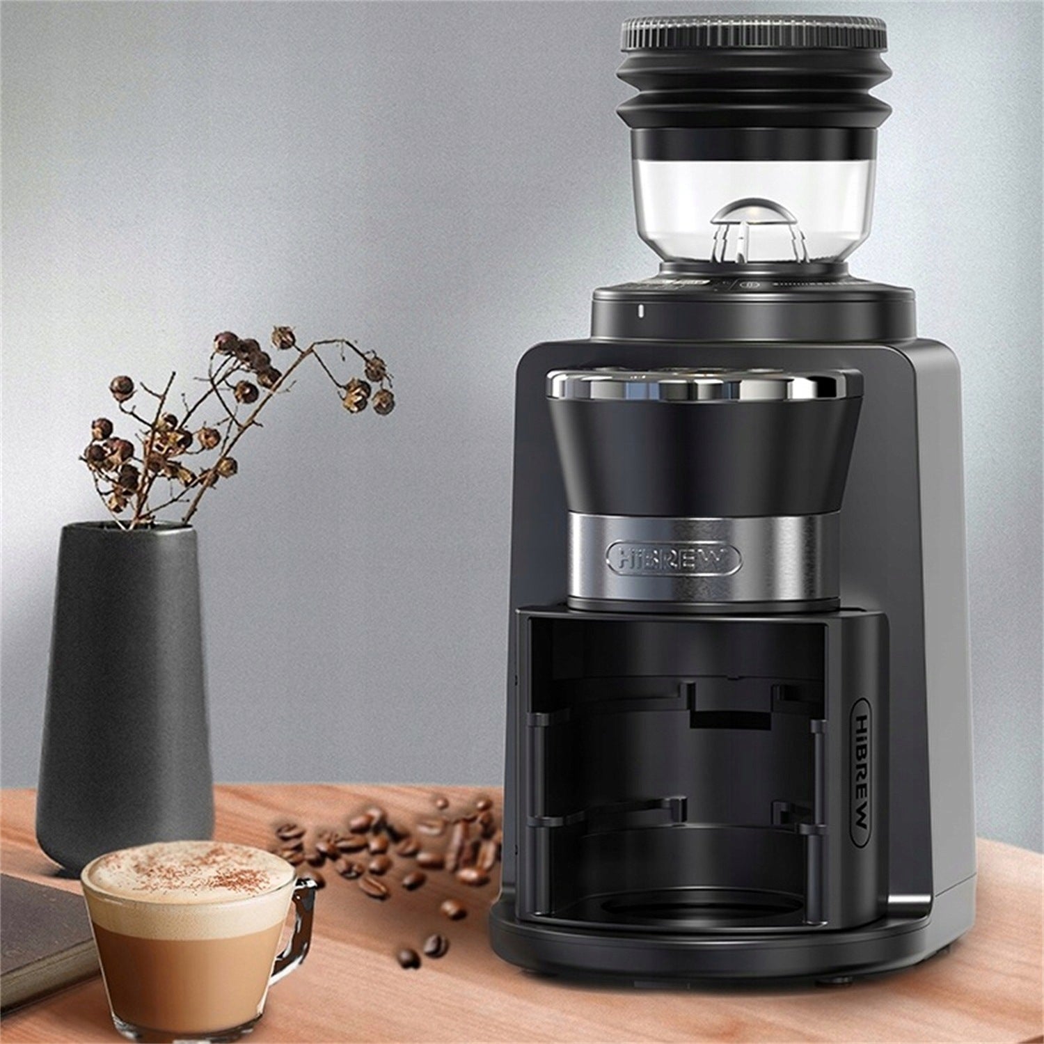 ELECTRIC COFFEE GRINDER HIBREW G3A 34 DEGREES ESPRESSO 220W 100G Packaging status original