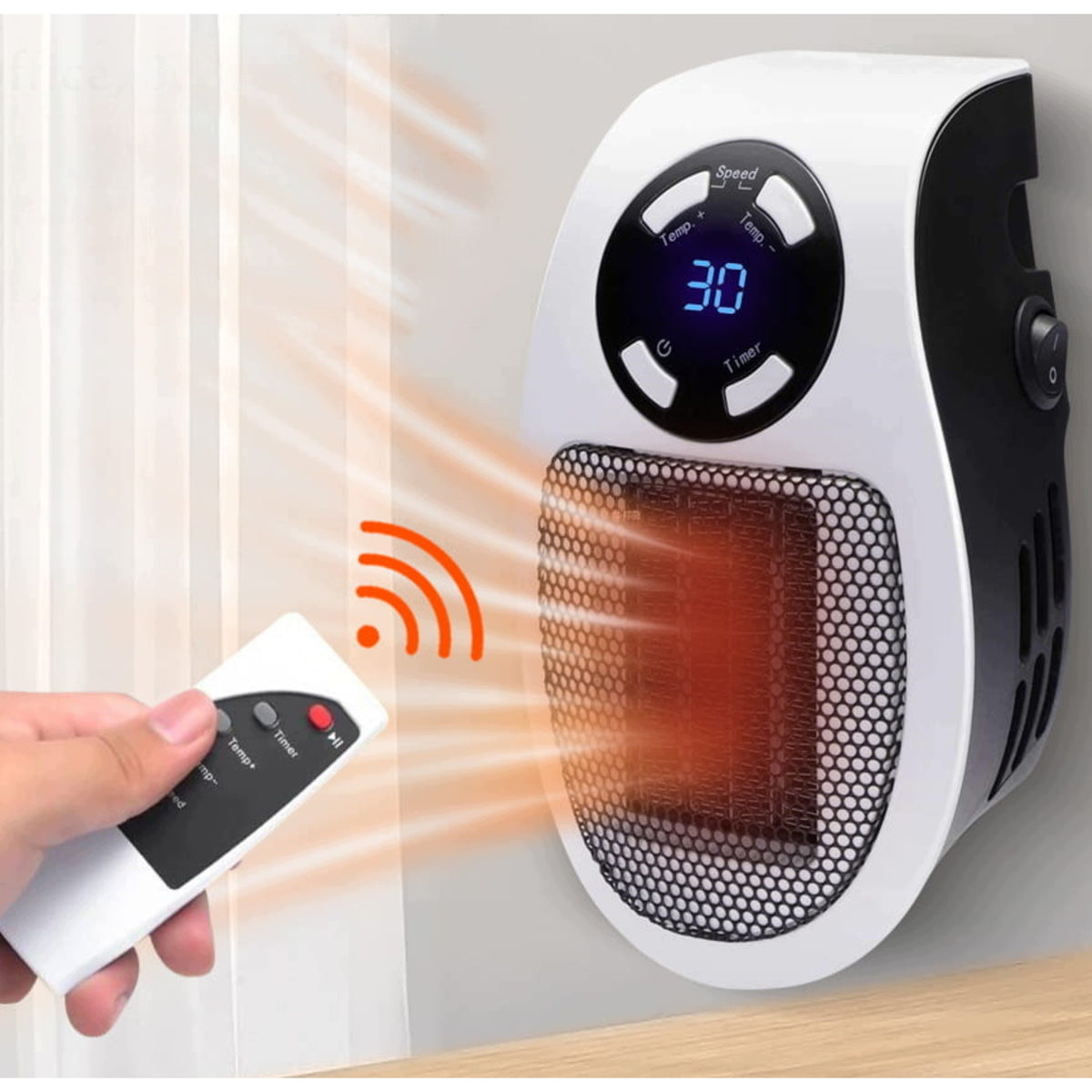 ELECTRIC CONTACT HEATER MINI APRON FOR OUTLET HEATING + REMOTE CONTROL Packaging status original