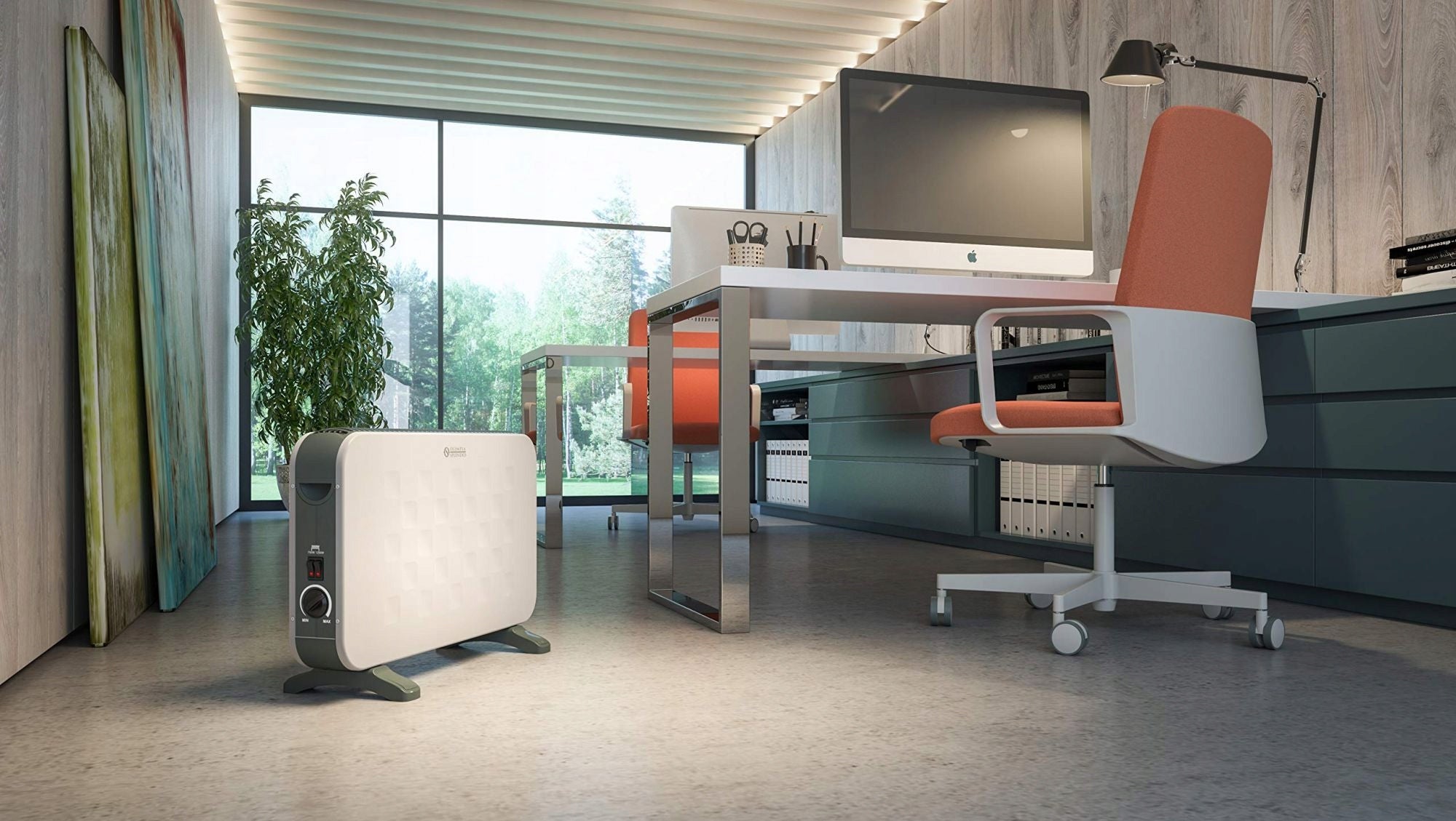 ELECTRIC CONVECTOR HEATER 2000W OLIMPIA SPLENDID CALEO METAL 2000W Packaging status original