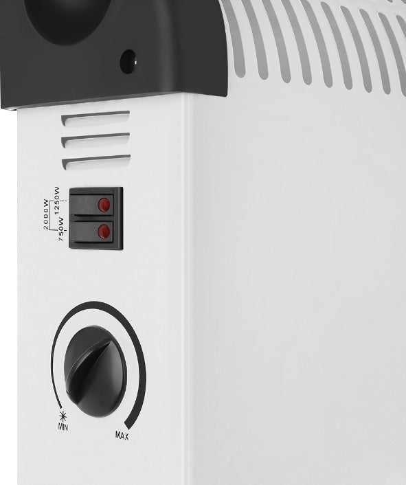 ELECTRIC CONVECTOR HEATER THERMOSTAT 3 MODES SMALLEST with 2000w EAN (GTIN) 5906843848449