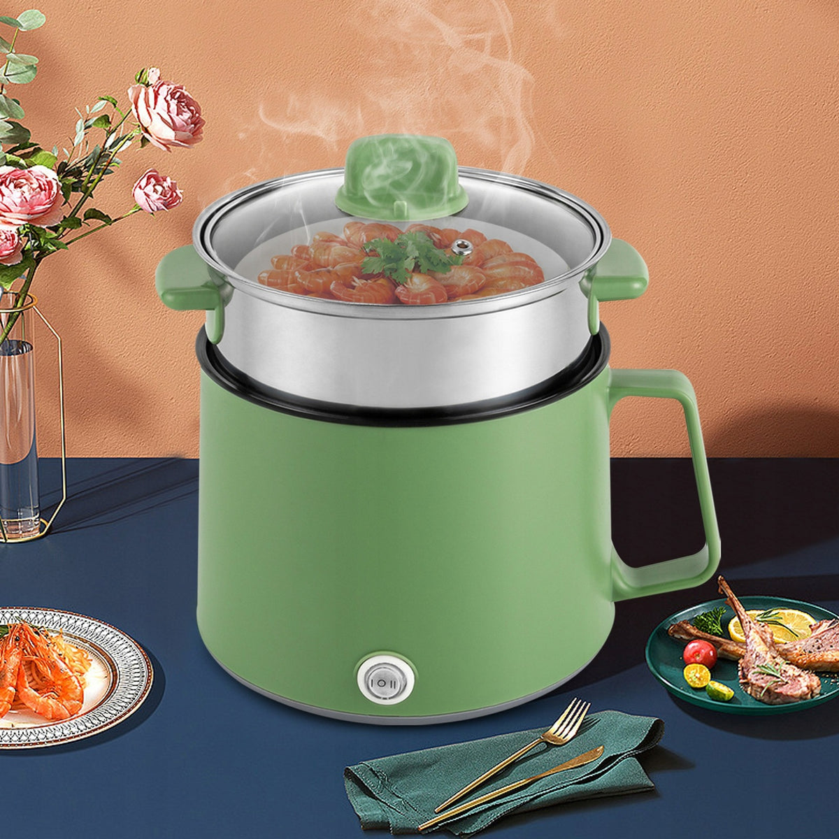 ELECTRIC COOKING POT 1,7 L, 2 POWERS 300W/600W Brand no brand