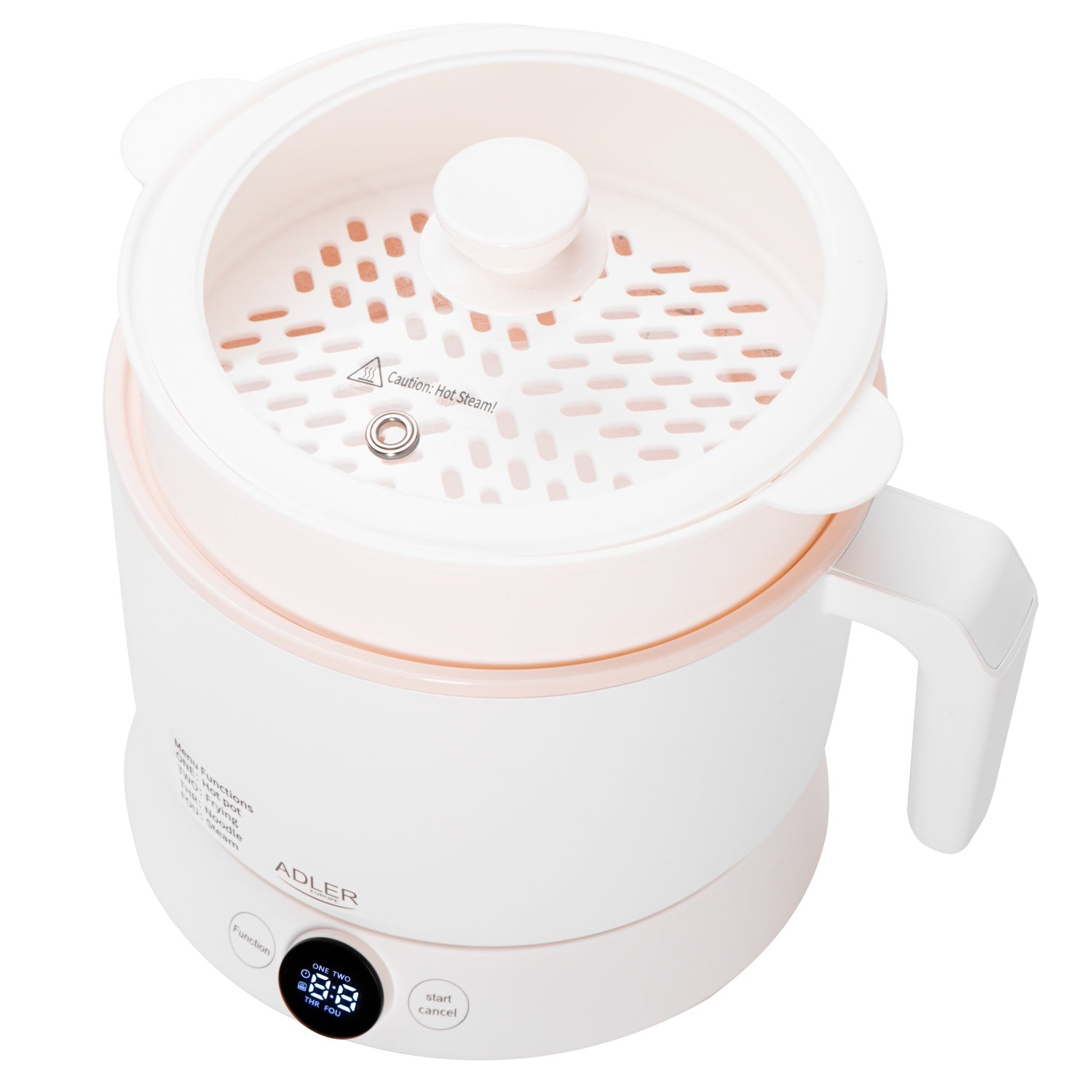 ELECTRIC COOKING POT MULTIFUNCTIONAL NON-STICK 4 LED OPERATING MODES Manufacturer code ad_6422