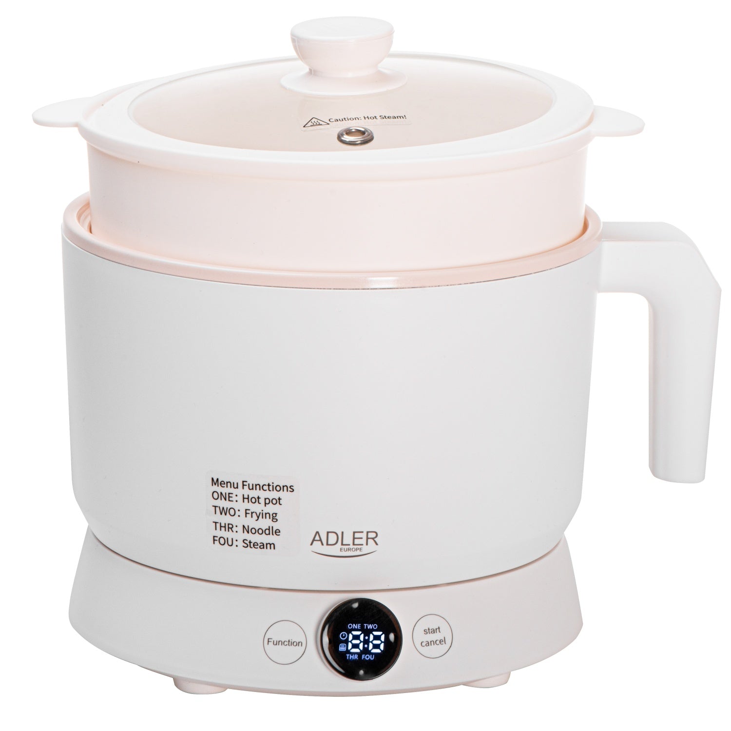 ELECTRIC COOKING POT MULTIFUNCTIONAL NON-STICK 4 LED OPERATING MODES Packaging status original