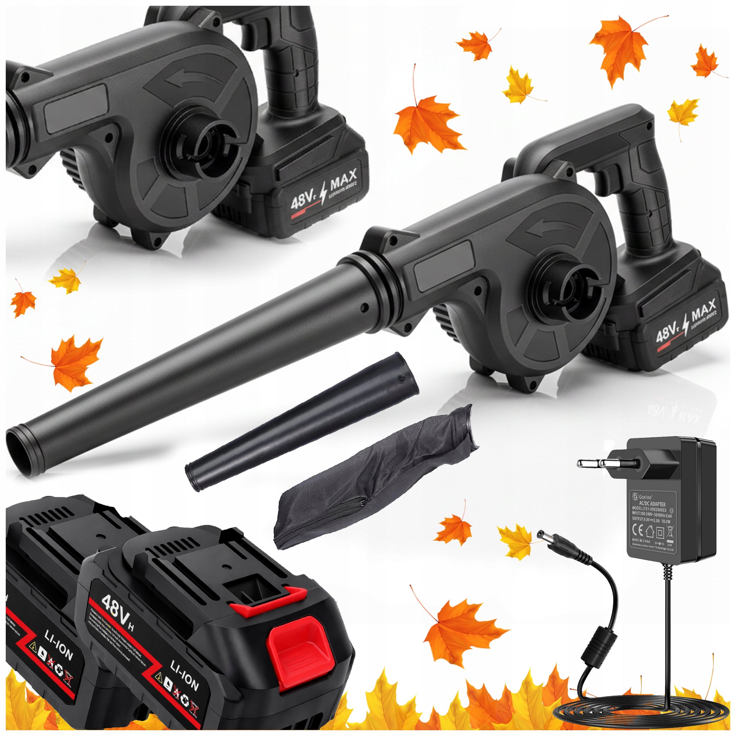 ELECTRIC CORDLESS GARDEN BLOWER FOR GRILL FIRING GRASS LEAVES