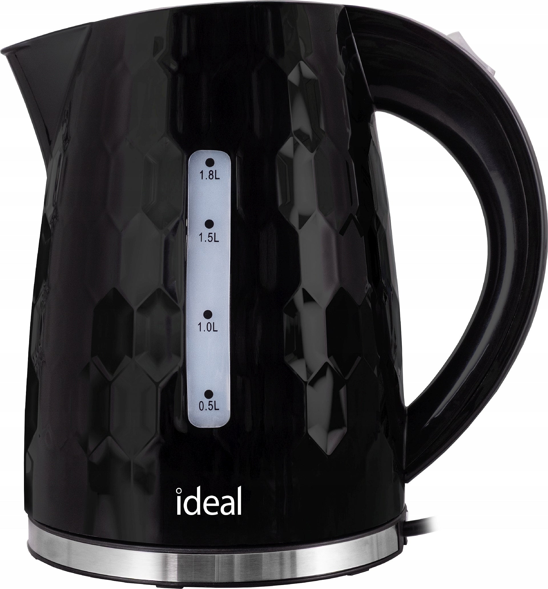 ELECTRIC CORDLESS KETTLE IDEAL QUIET ENERGY EFFICIENT Black 1,8L